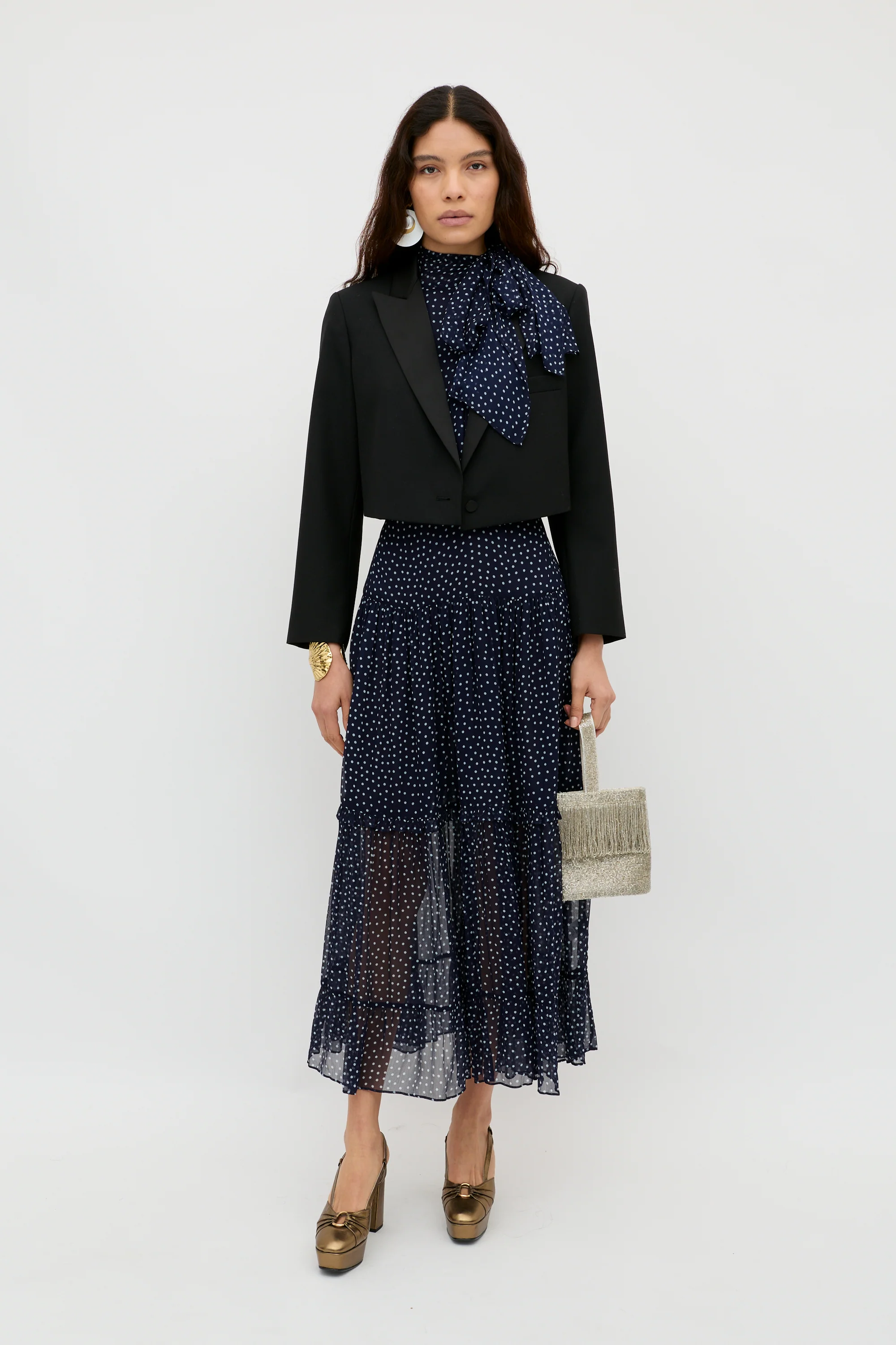 Abi - Mini Navy Polka Dot - Image 3