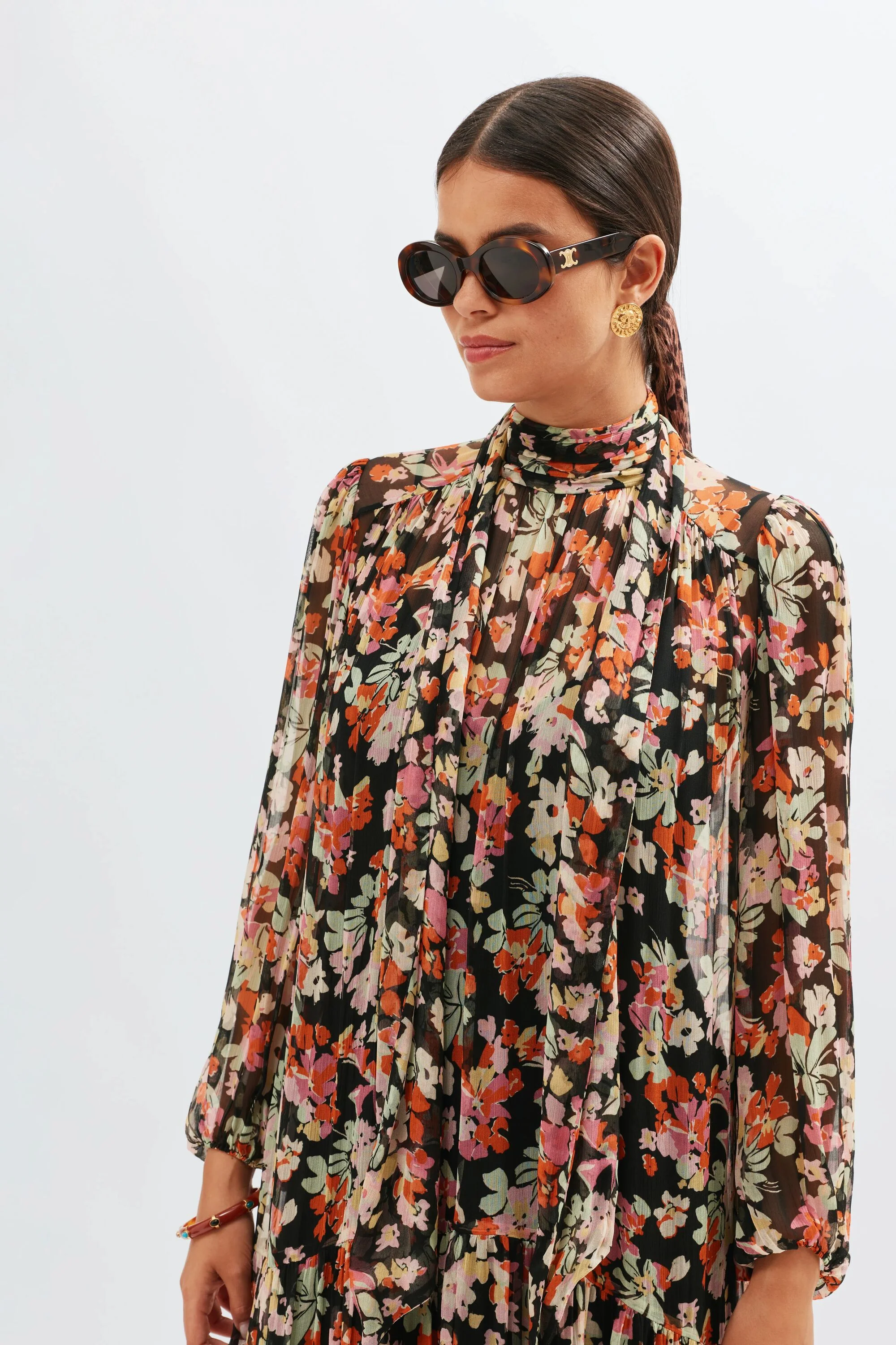 Adalind  -  Primrose Floral Deep Navy - Image 4