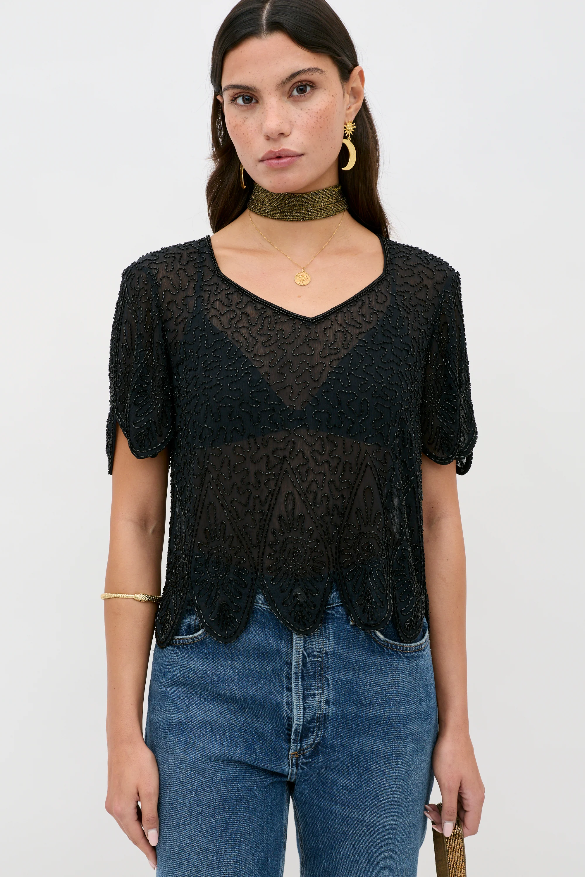 Ainsleigh  -  Florence Embellishment Antique Black