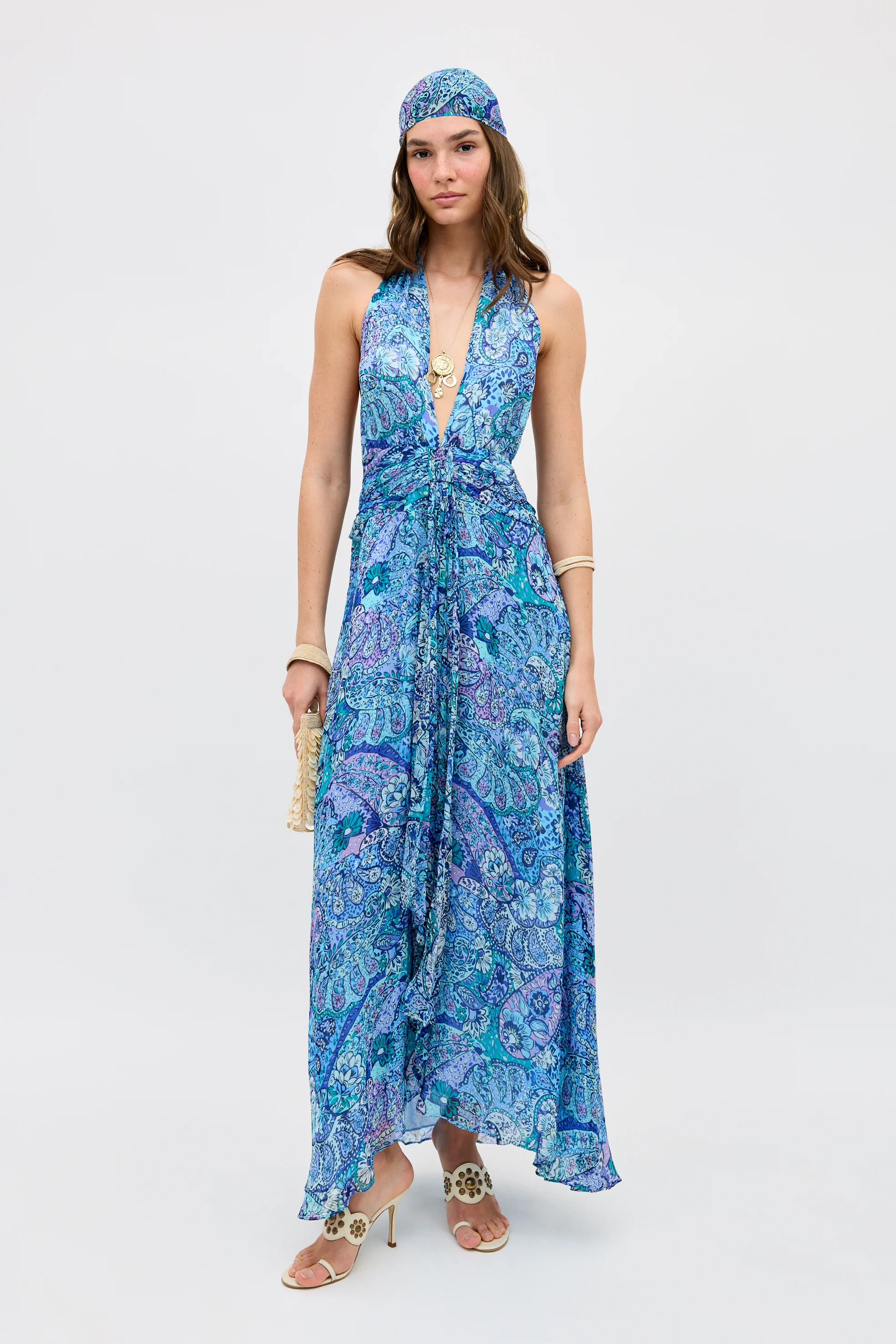Alaina - Paisley Floral Blue