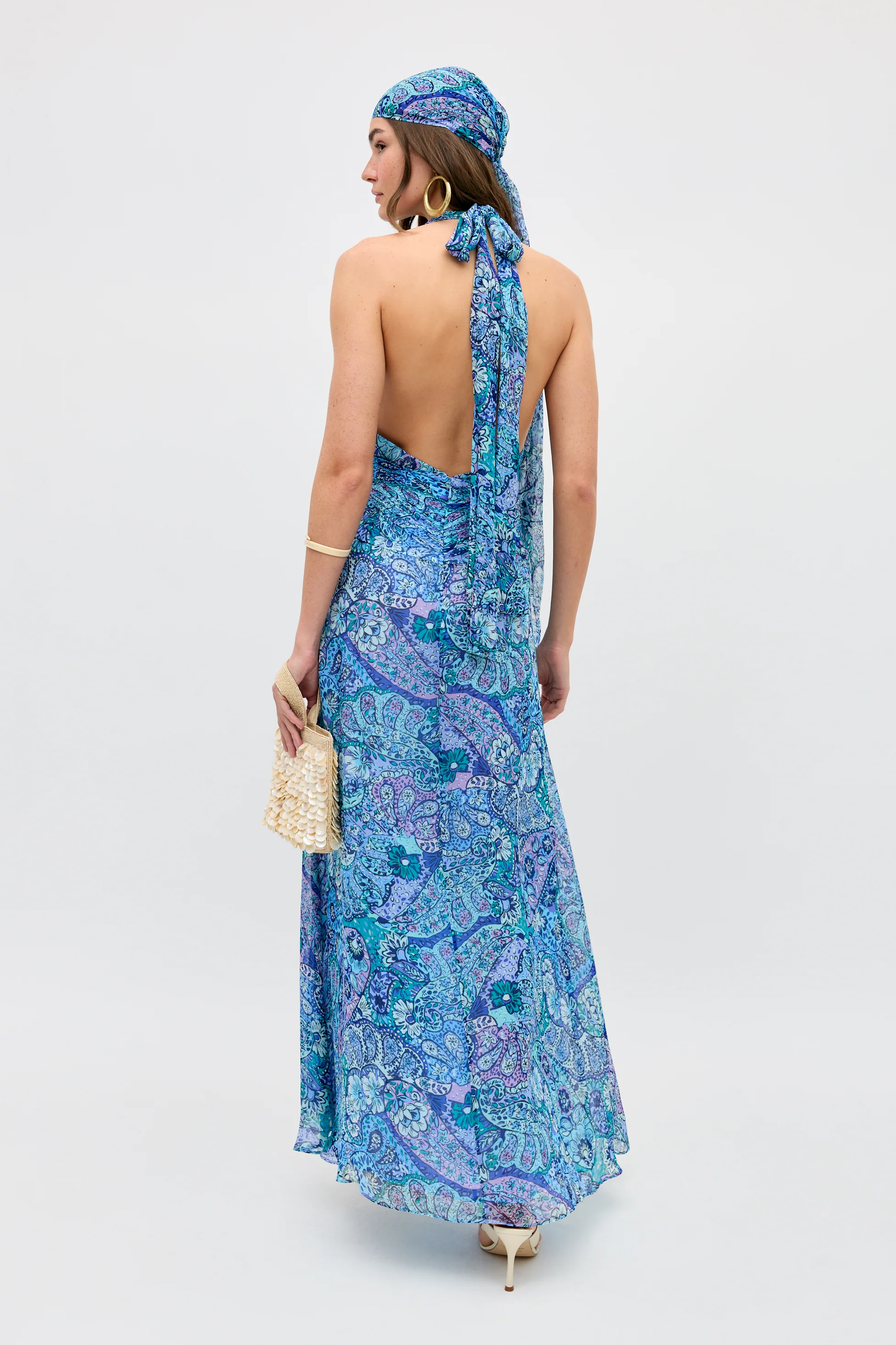 Alaina - Paisley Floral Blue - Image 4