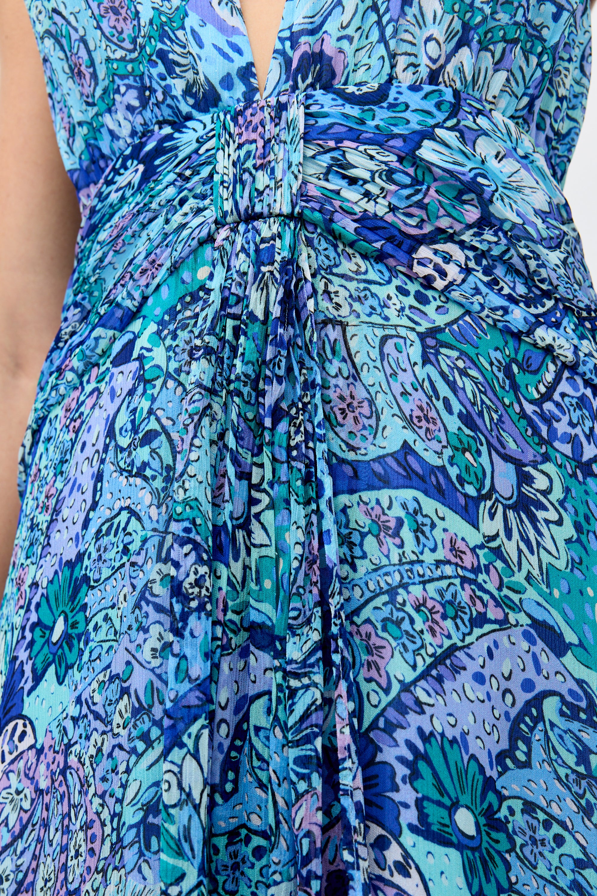 Alaina - Paisley Floral Blue - Image 5