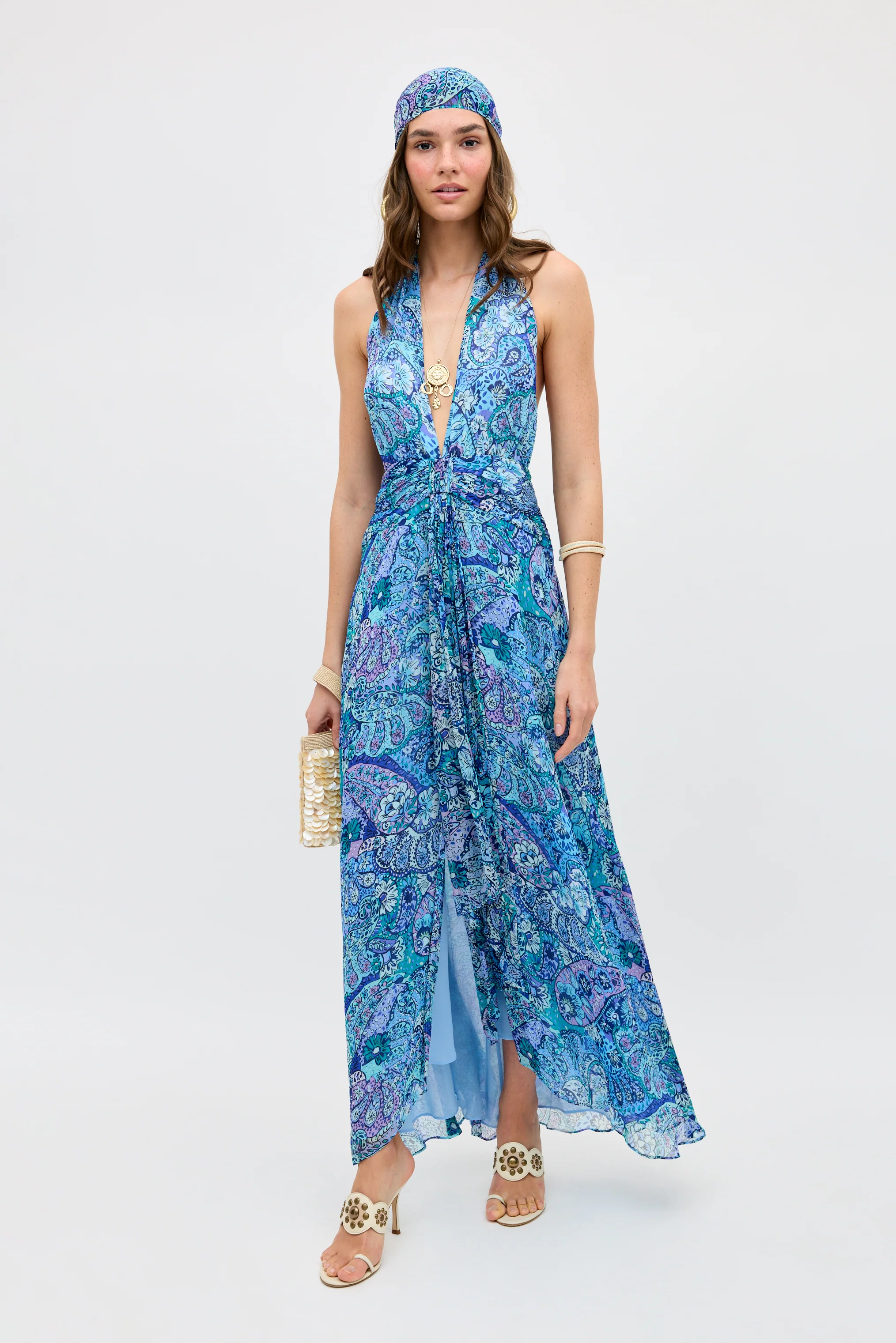 Alaina - Paisley Floral Blue - Image 7
