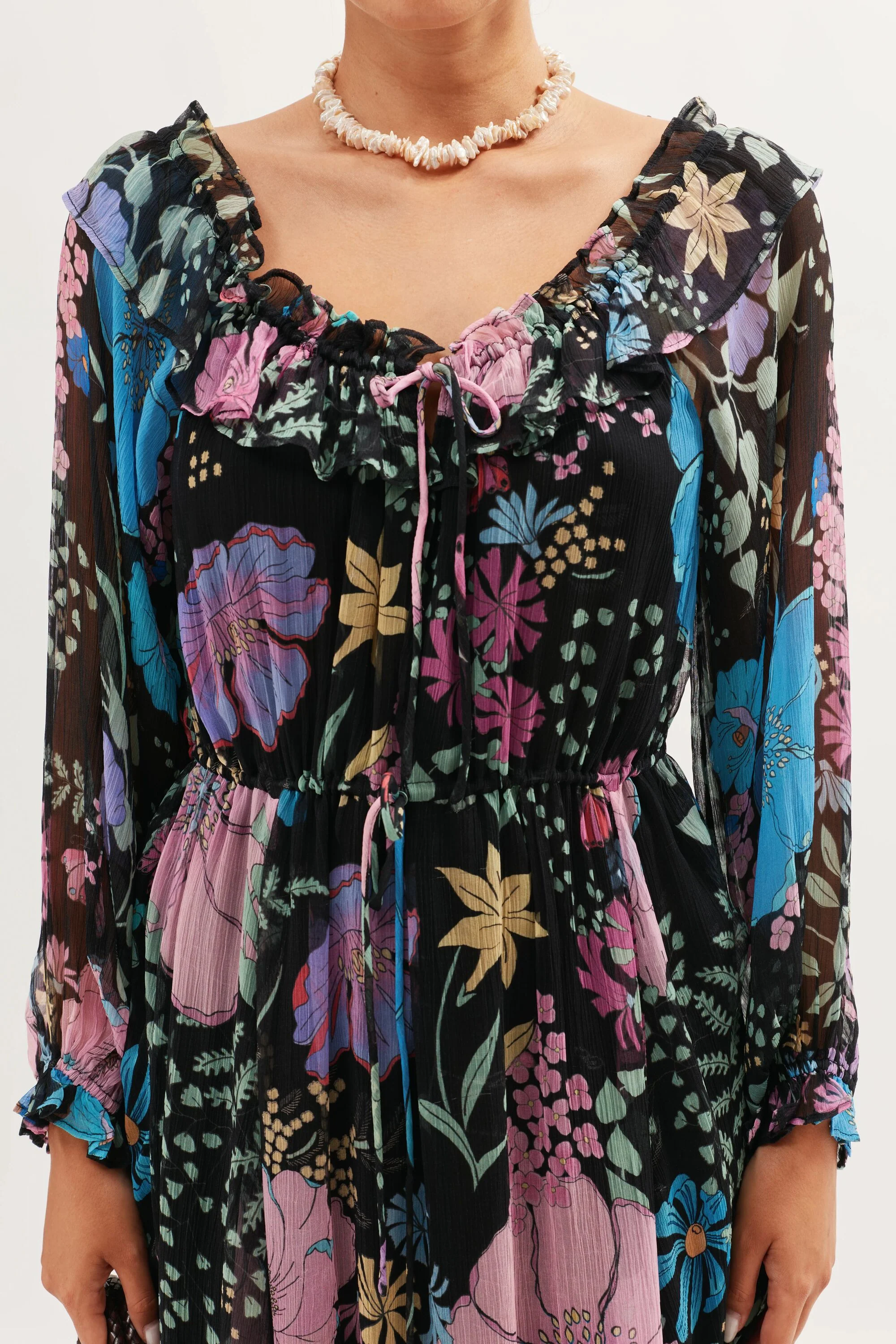 Alina - Bhatia Floral Black - Image 3