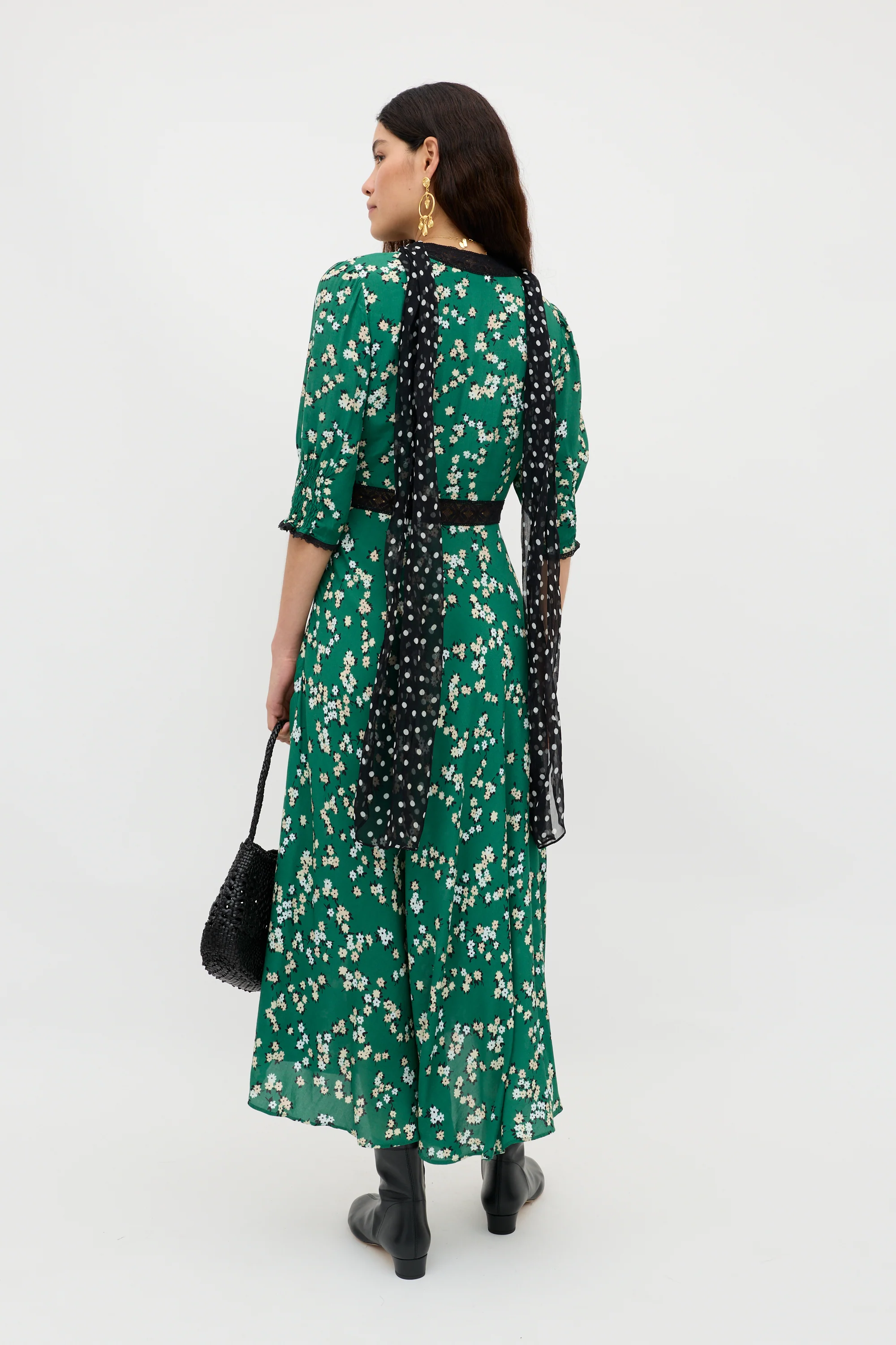 Amina - City Floral Olive - Image 3