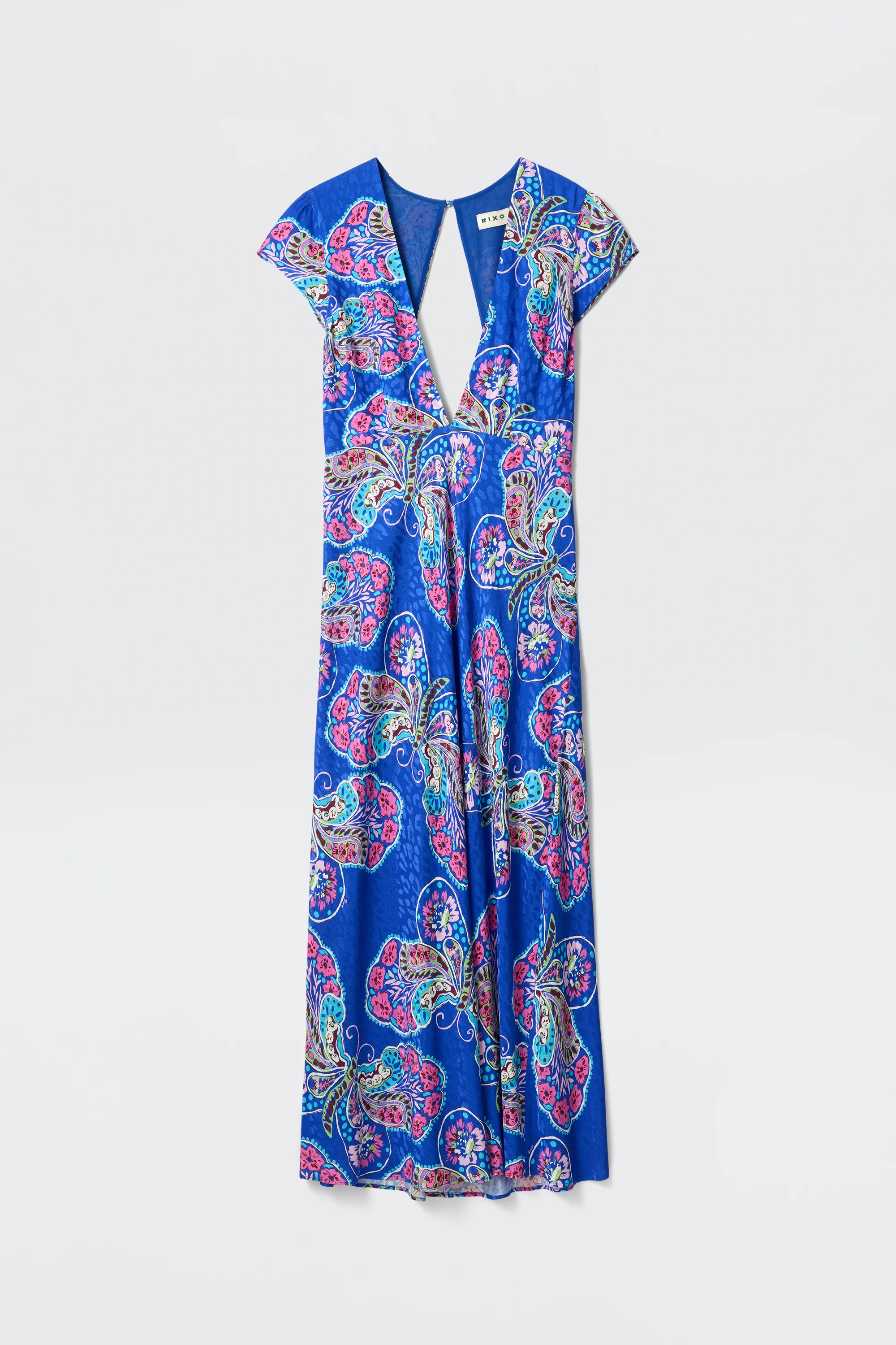 Amy - Butterfly Bloom Jacquard Blue - Image 6