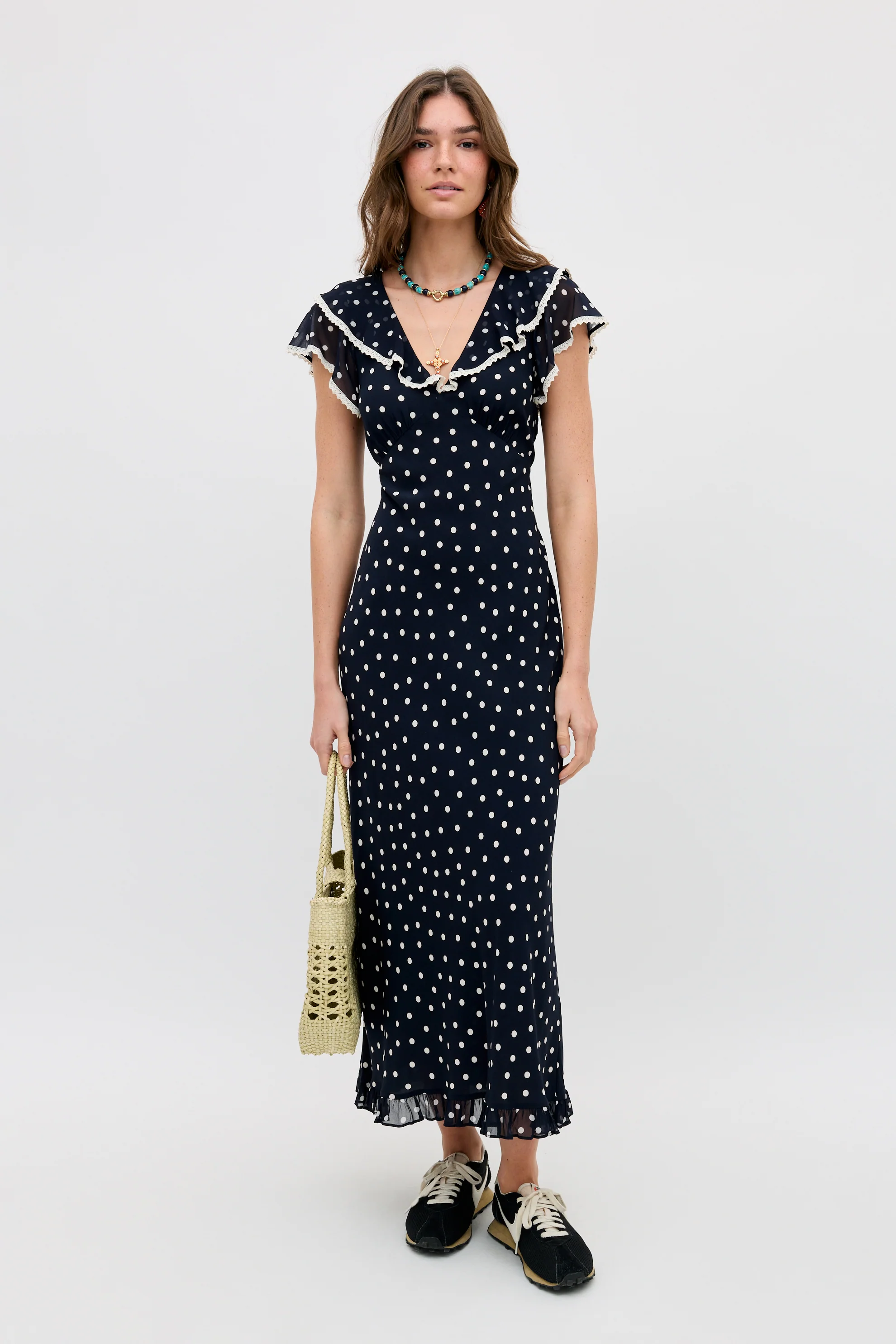 bethea dress layla dot navy - Image 5