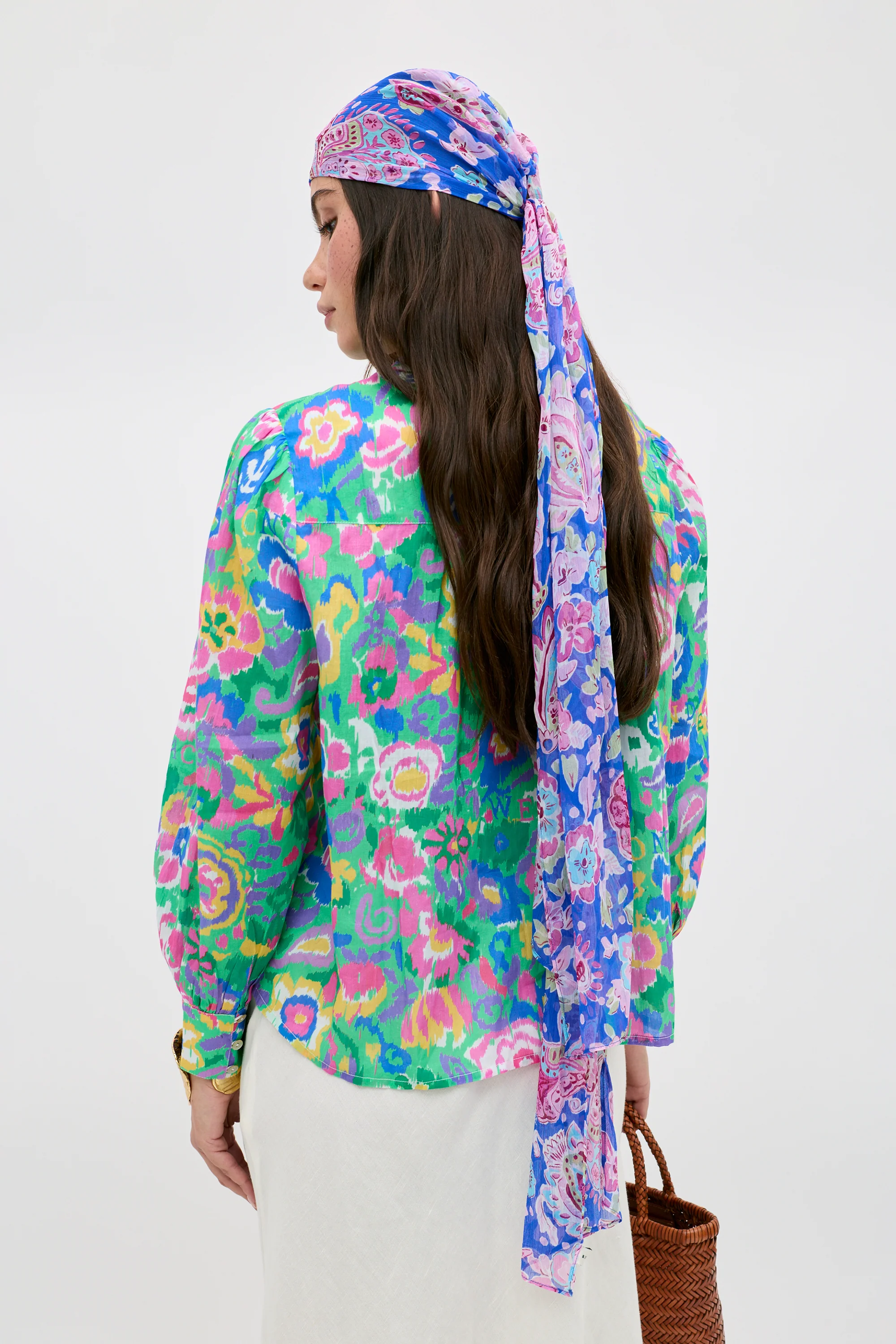 Blake - Ikat Bloom Green - Image 5