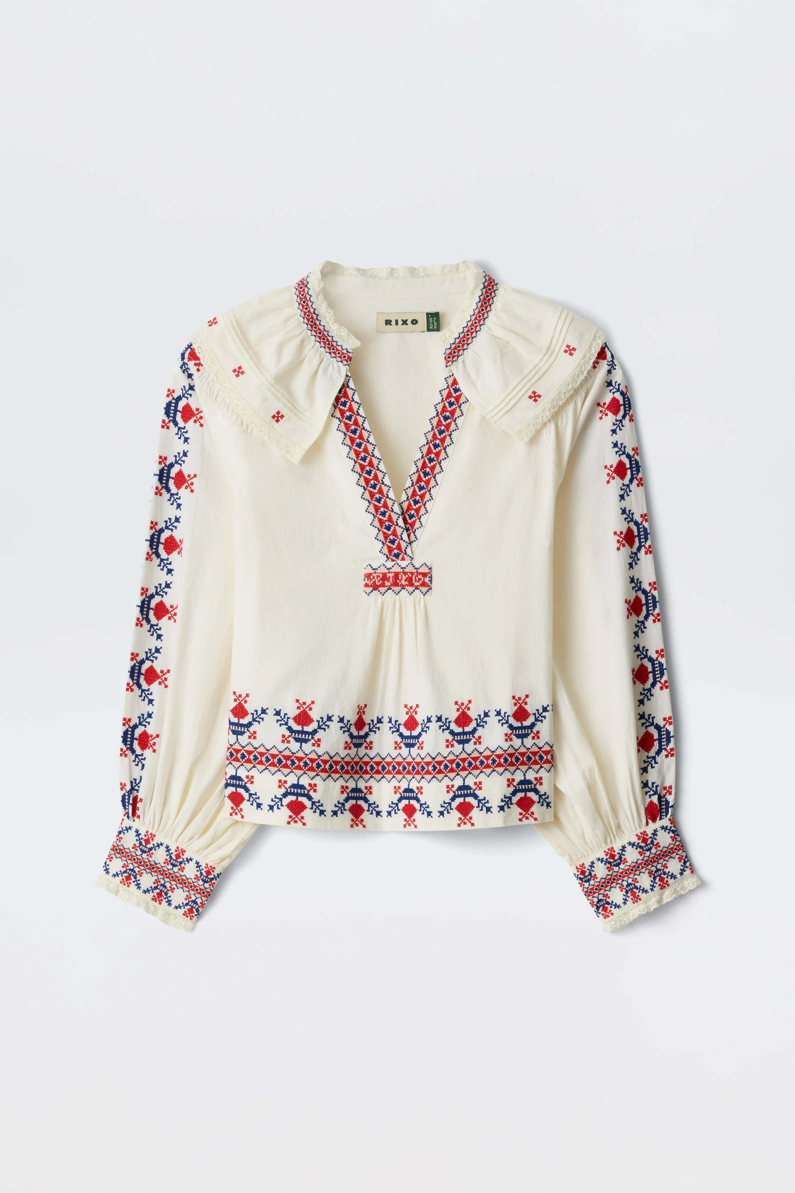 Brisella - Gea Geo Embroidery Cream - Image 5