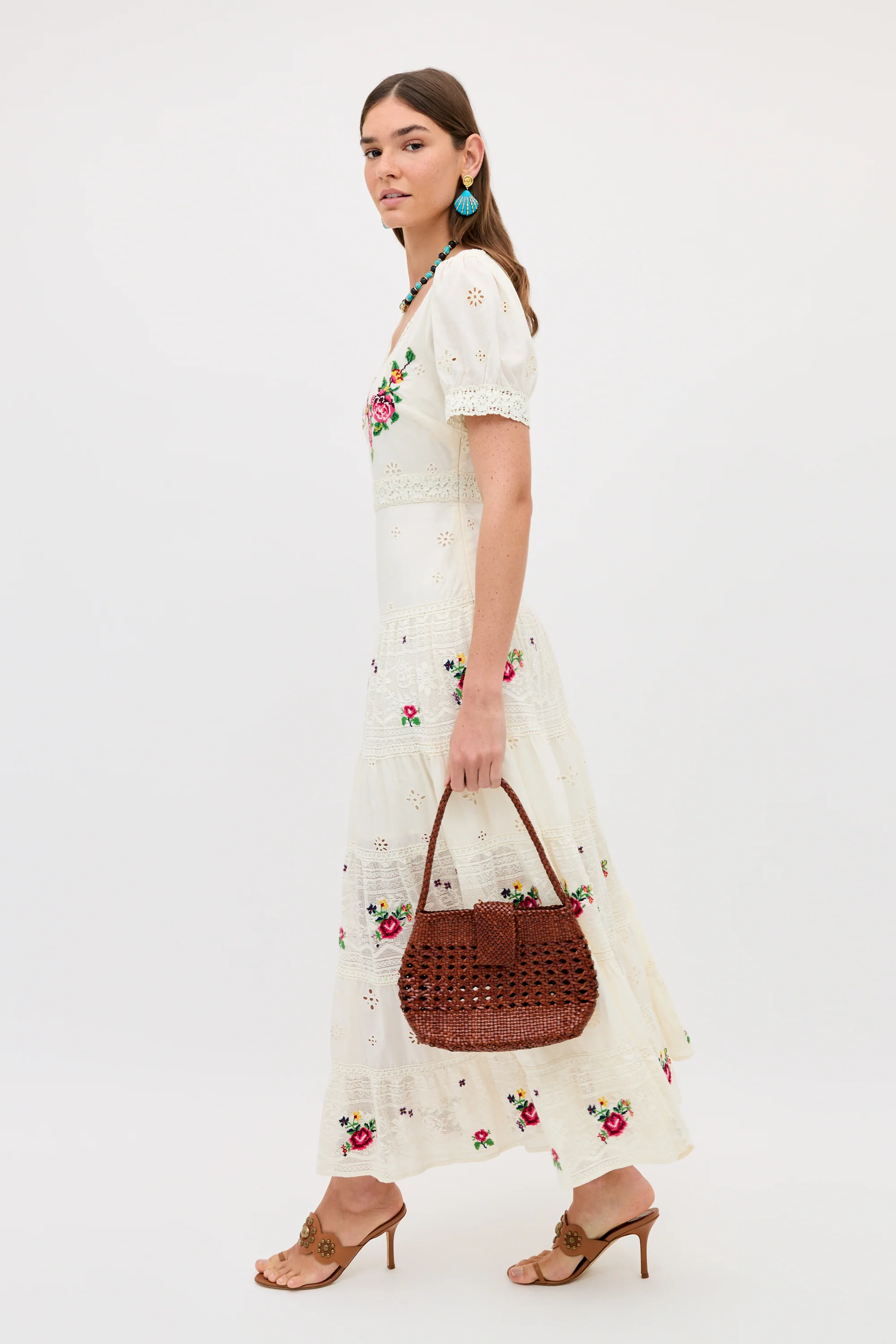 Cady - Spring Rose Embroidery Cream - Image 2
