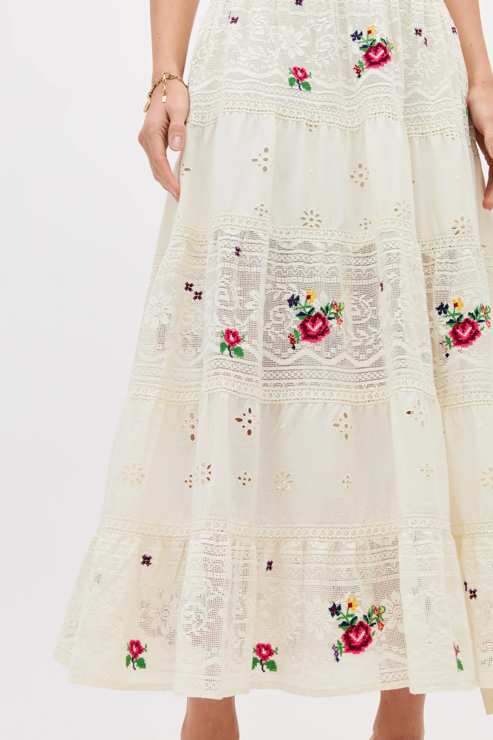 Cady - Spring Rose Embroidery Cream - Image 4