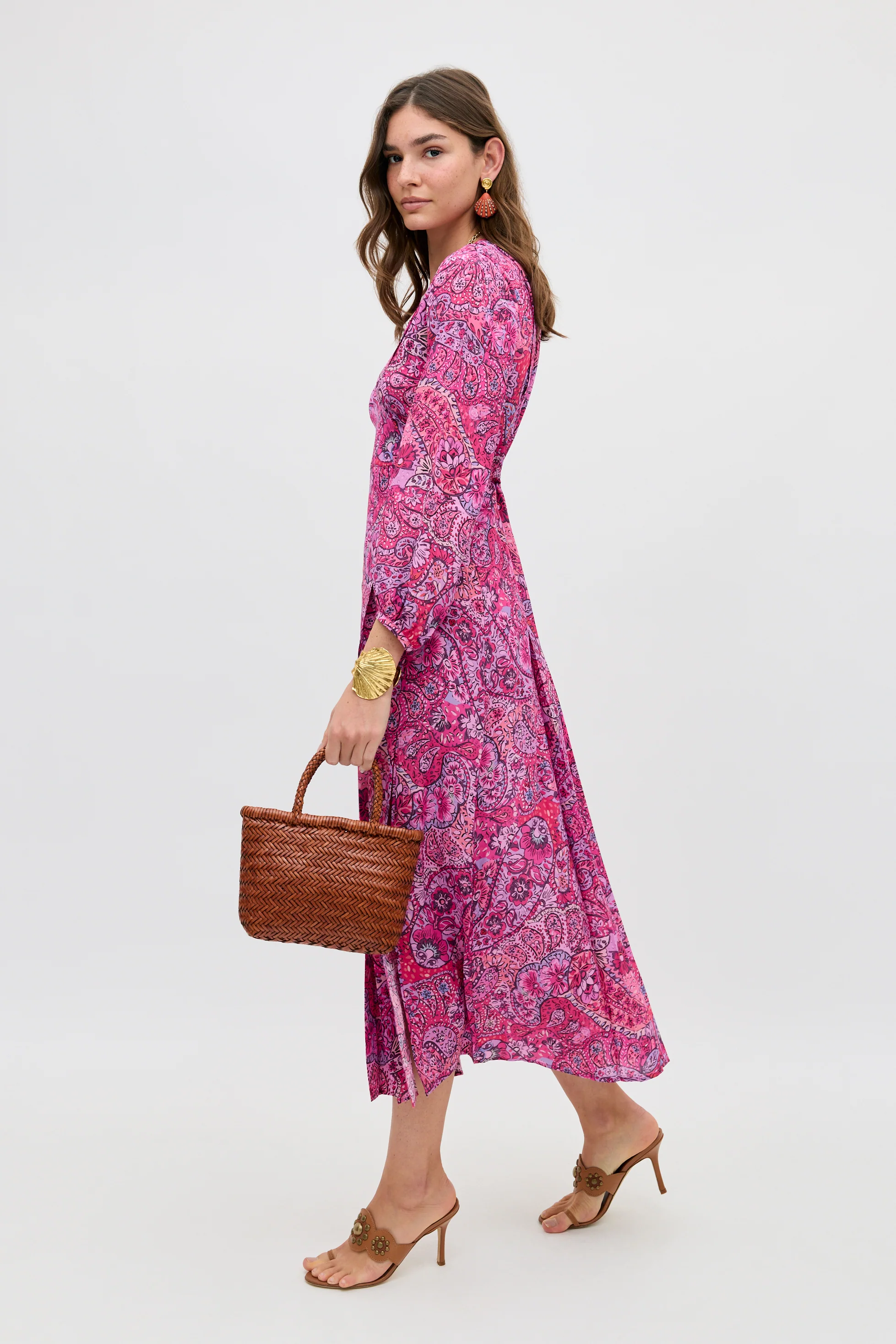 Camellia - Paisley Floral Red - Image 6