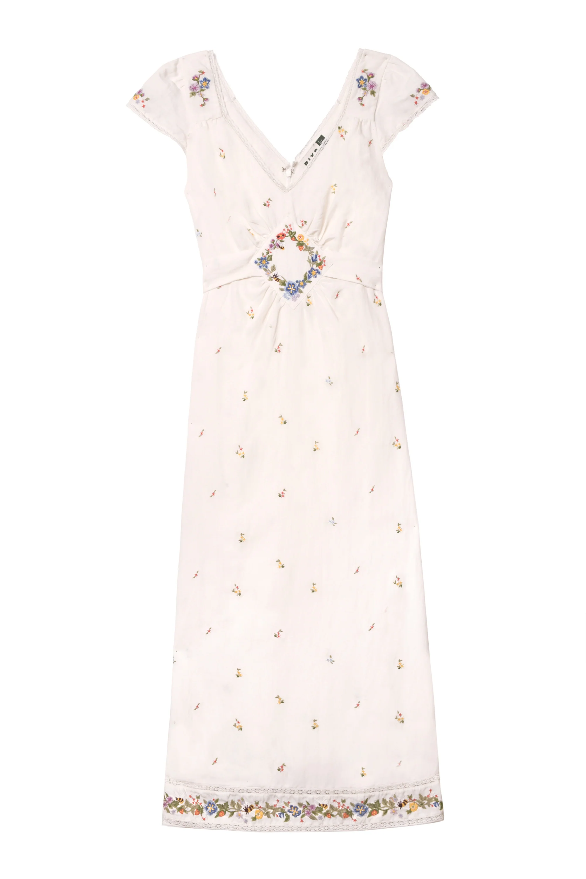 Carey  -  Meadow Embroidery Ivory - Image 5