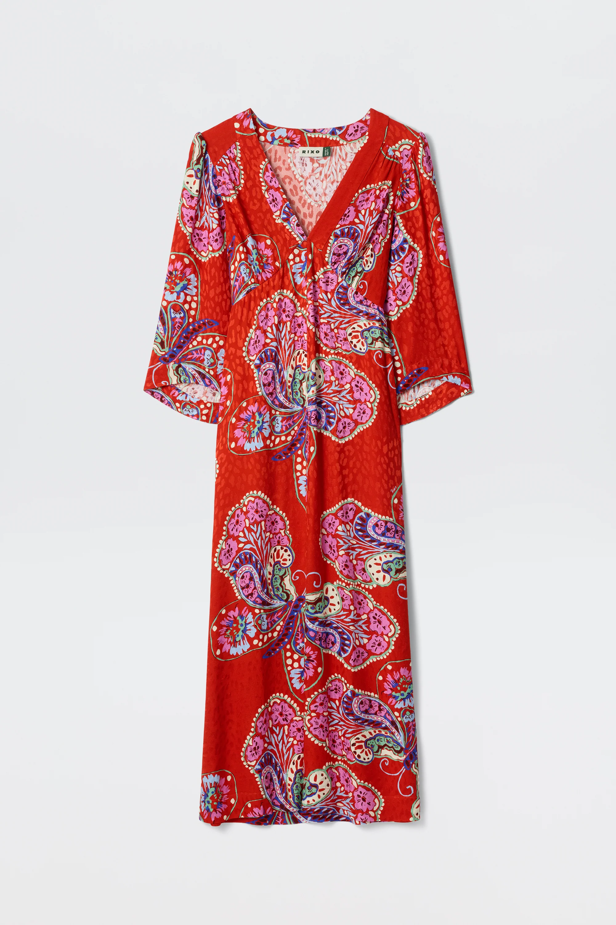 Dahlia - Butterfly Bloom Jacquard Red - Image 6