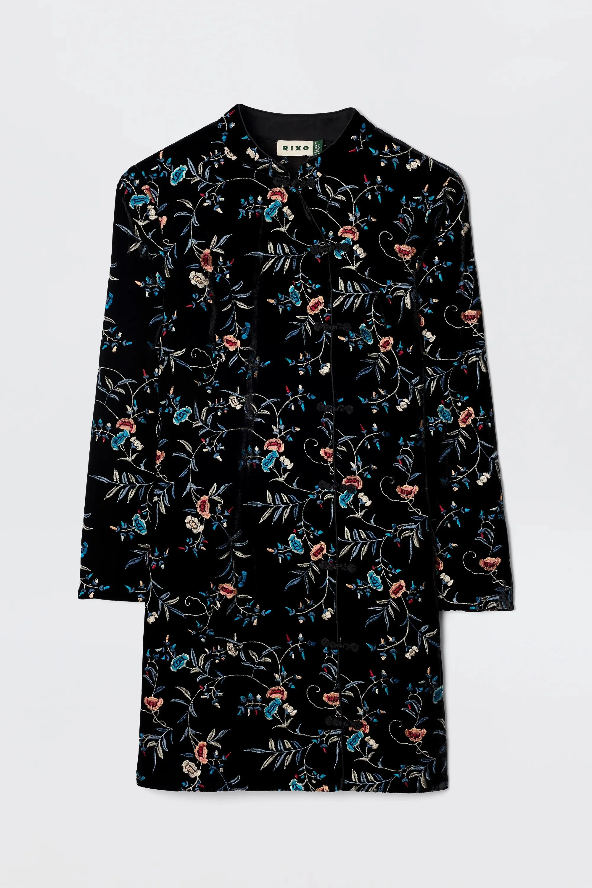 Delphina - Botanical Embroidery Black - Image 5