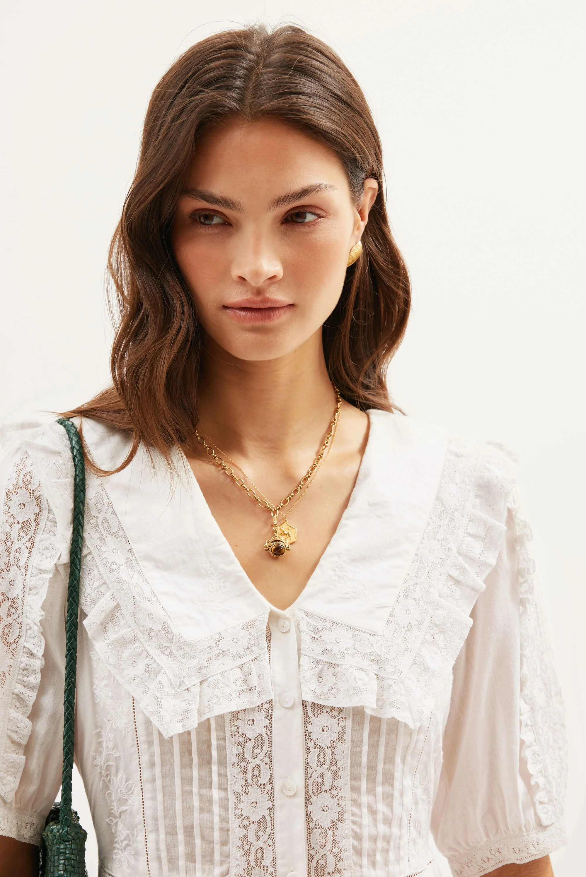 Dove  -  Pansy Embroidery White - Image 6