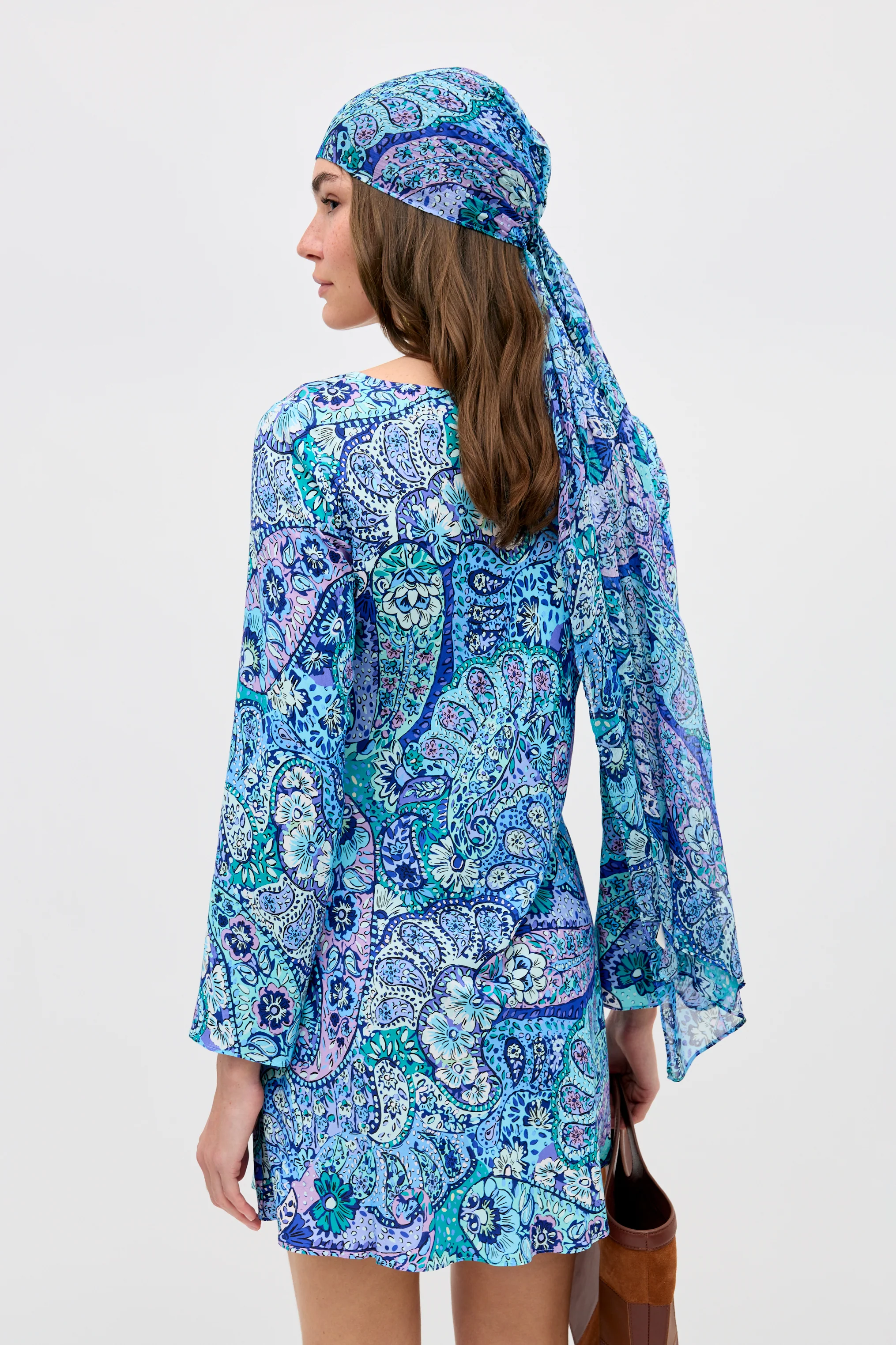 Dulce - Paisley Floral Blue - Image 3