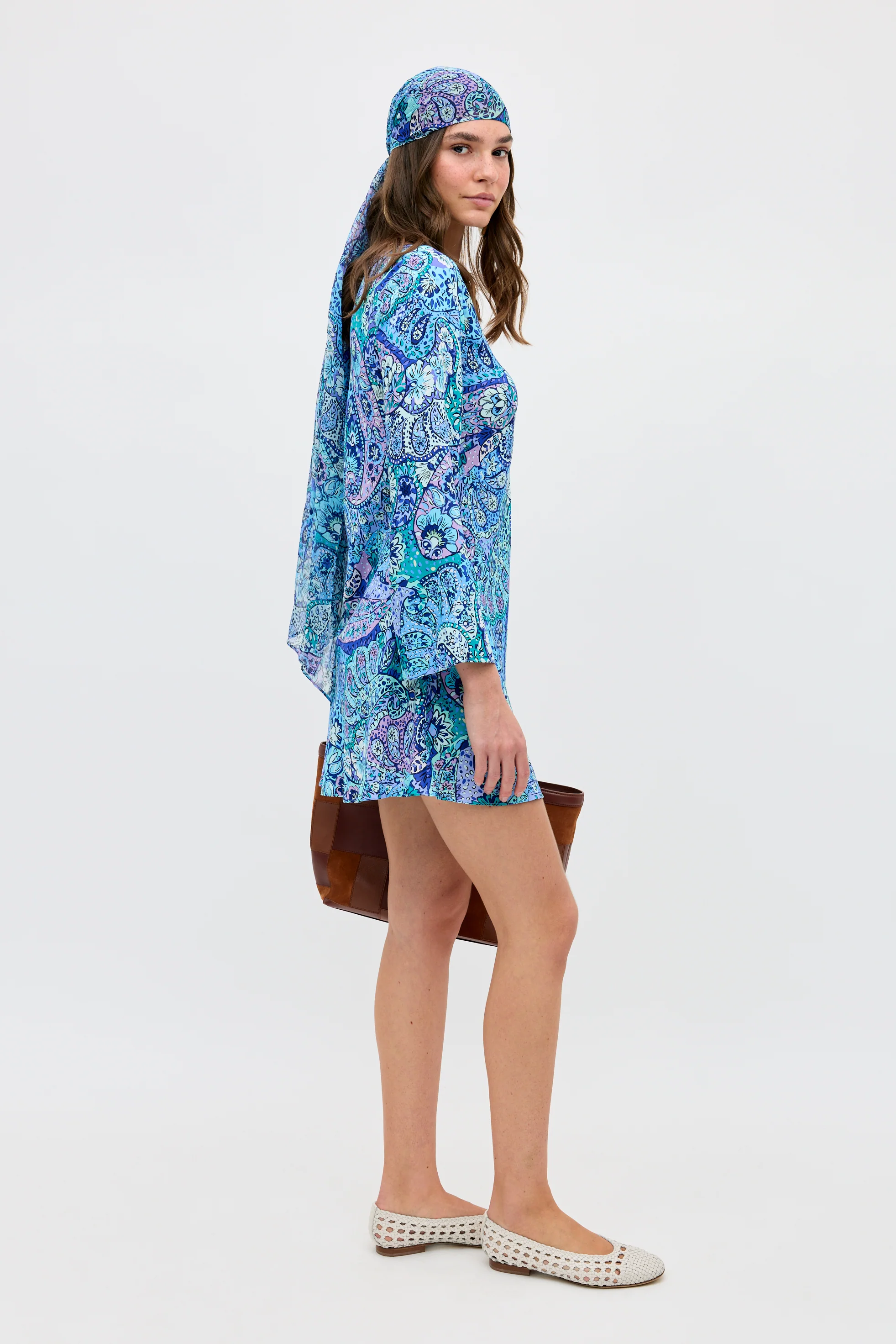 Dulce - Paisley Floral Blue - Image 5