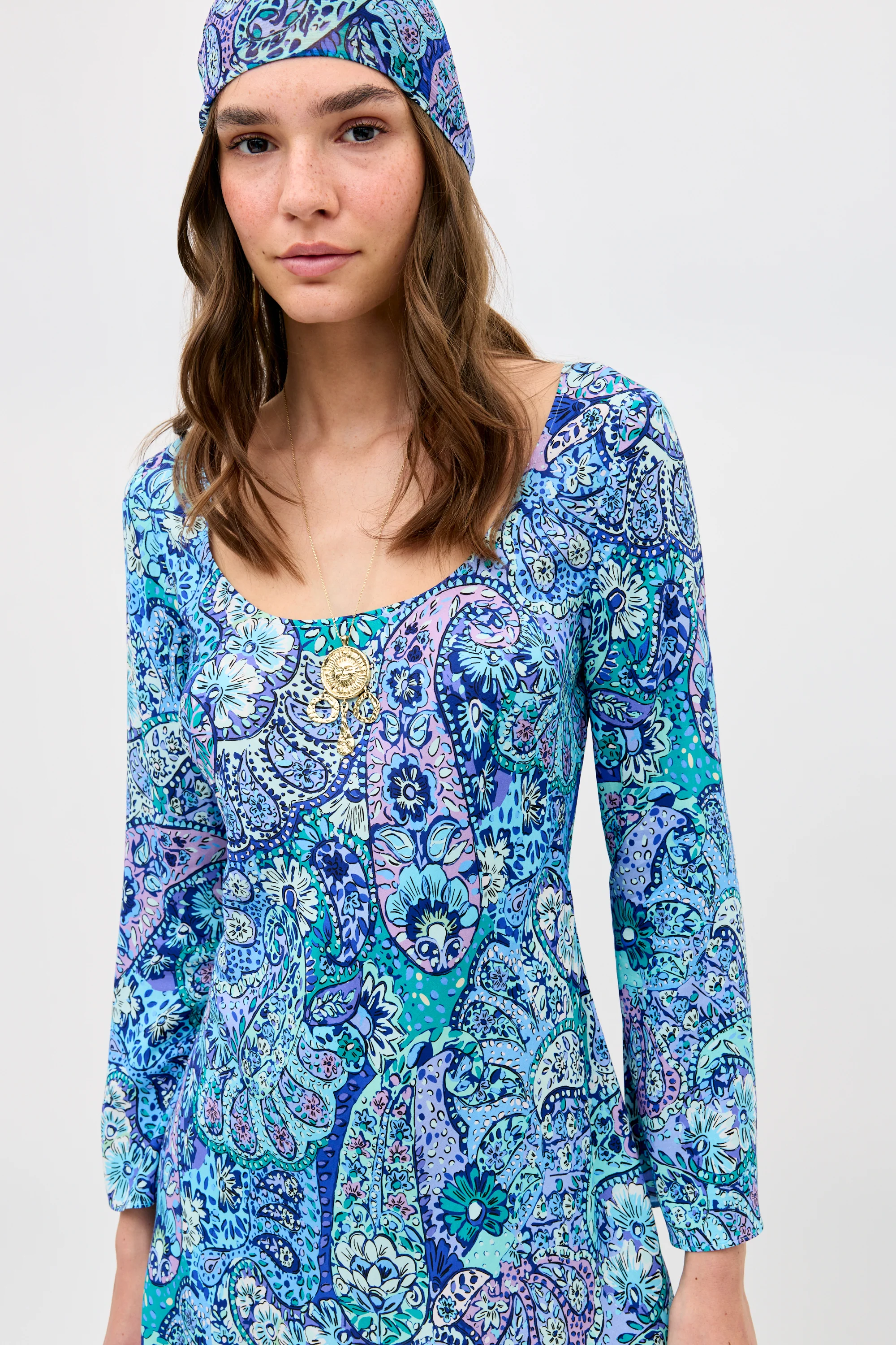 Dulce - Paisley Floral Blue - Image 6