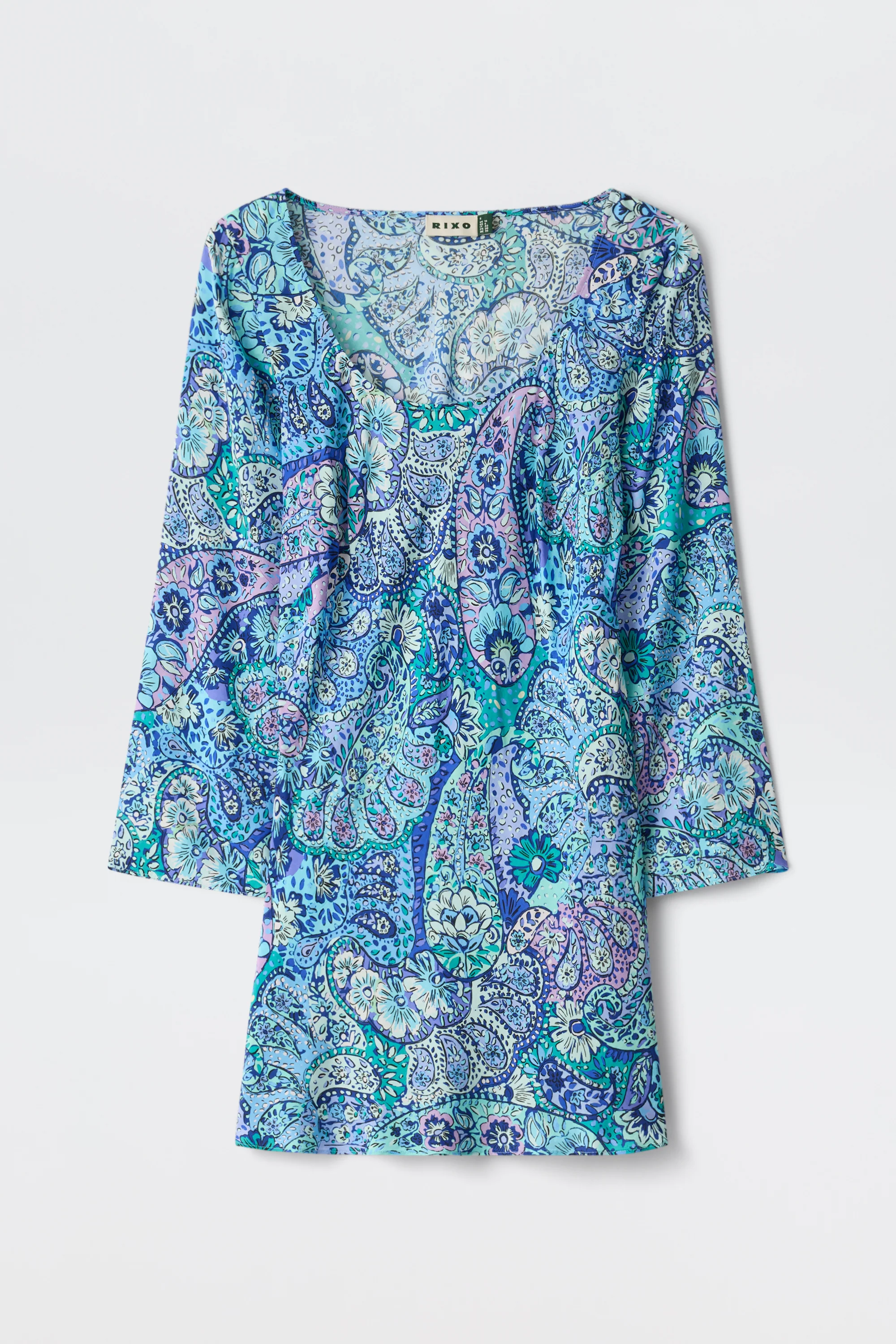 Dulce - Paisley Floral Blue - Image 7