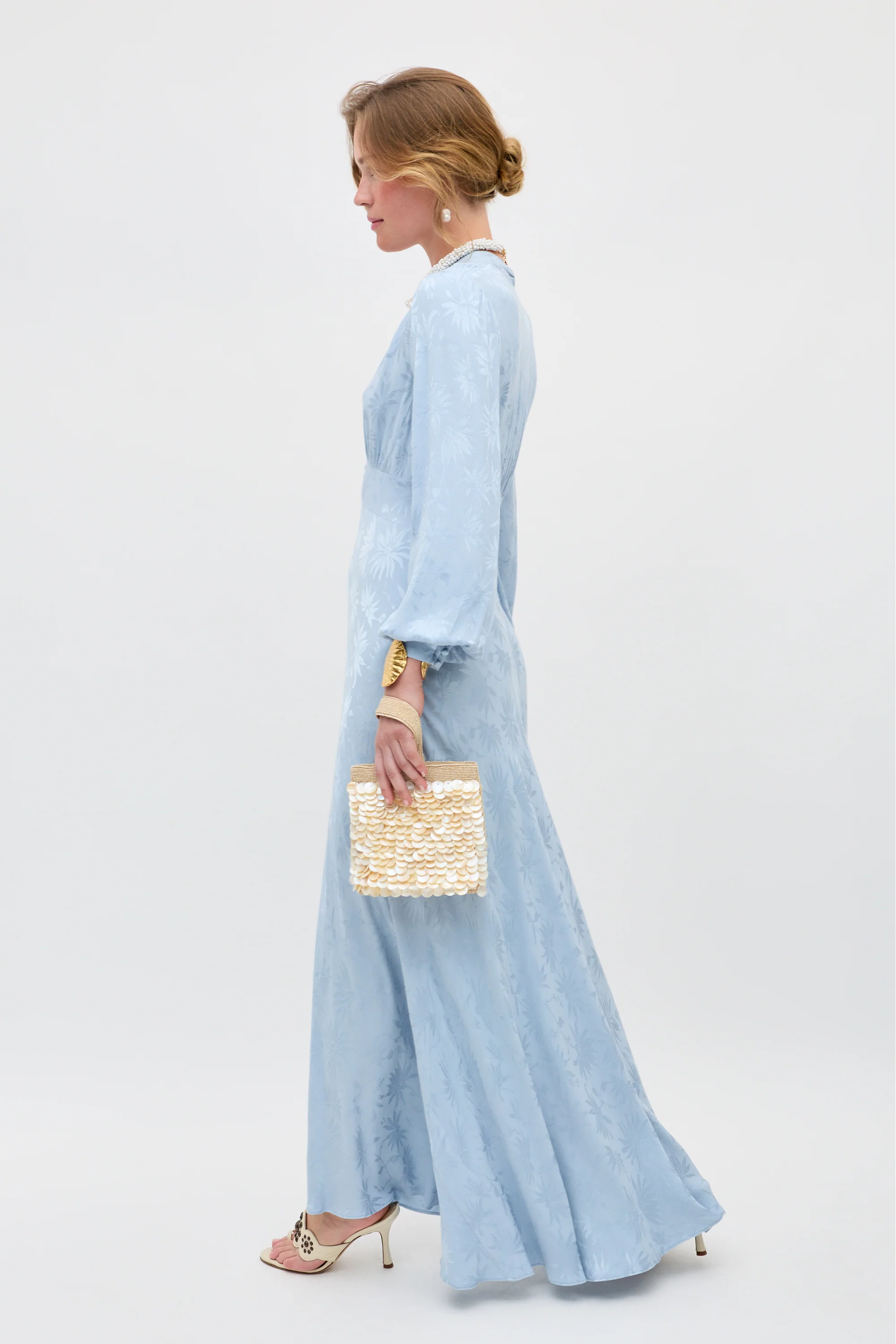Emory - Daisy Jacquard Bluebell - Image 5