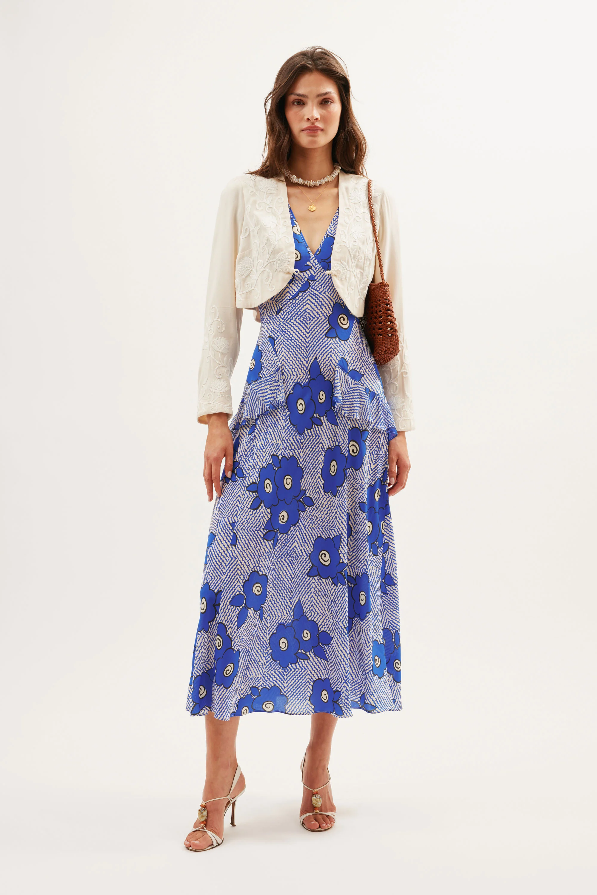 Evie  -  Milos Floral Blue - Image 5
