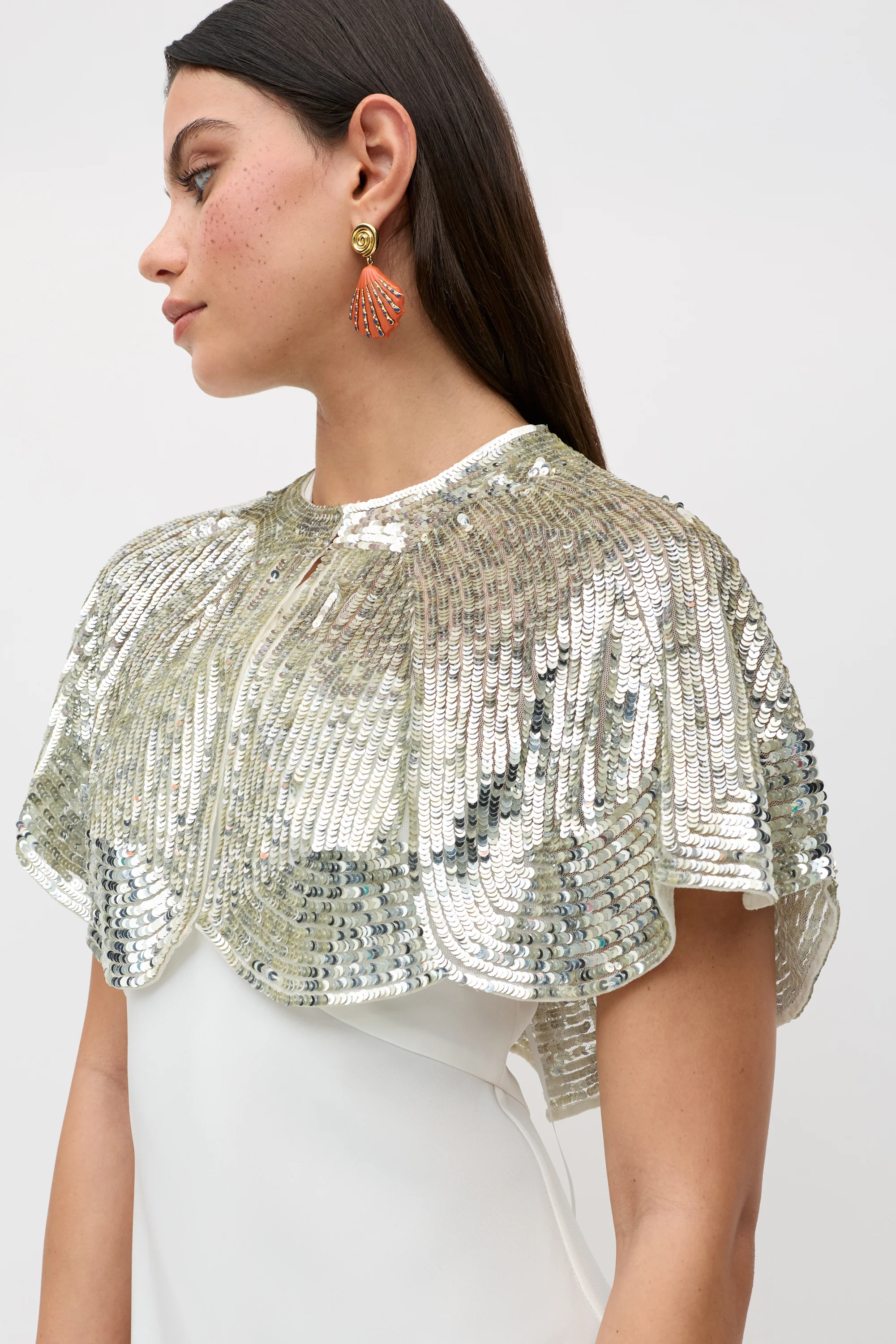 Evienne -  Art Deco Embellishment Pearl - Image 3