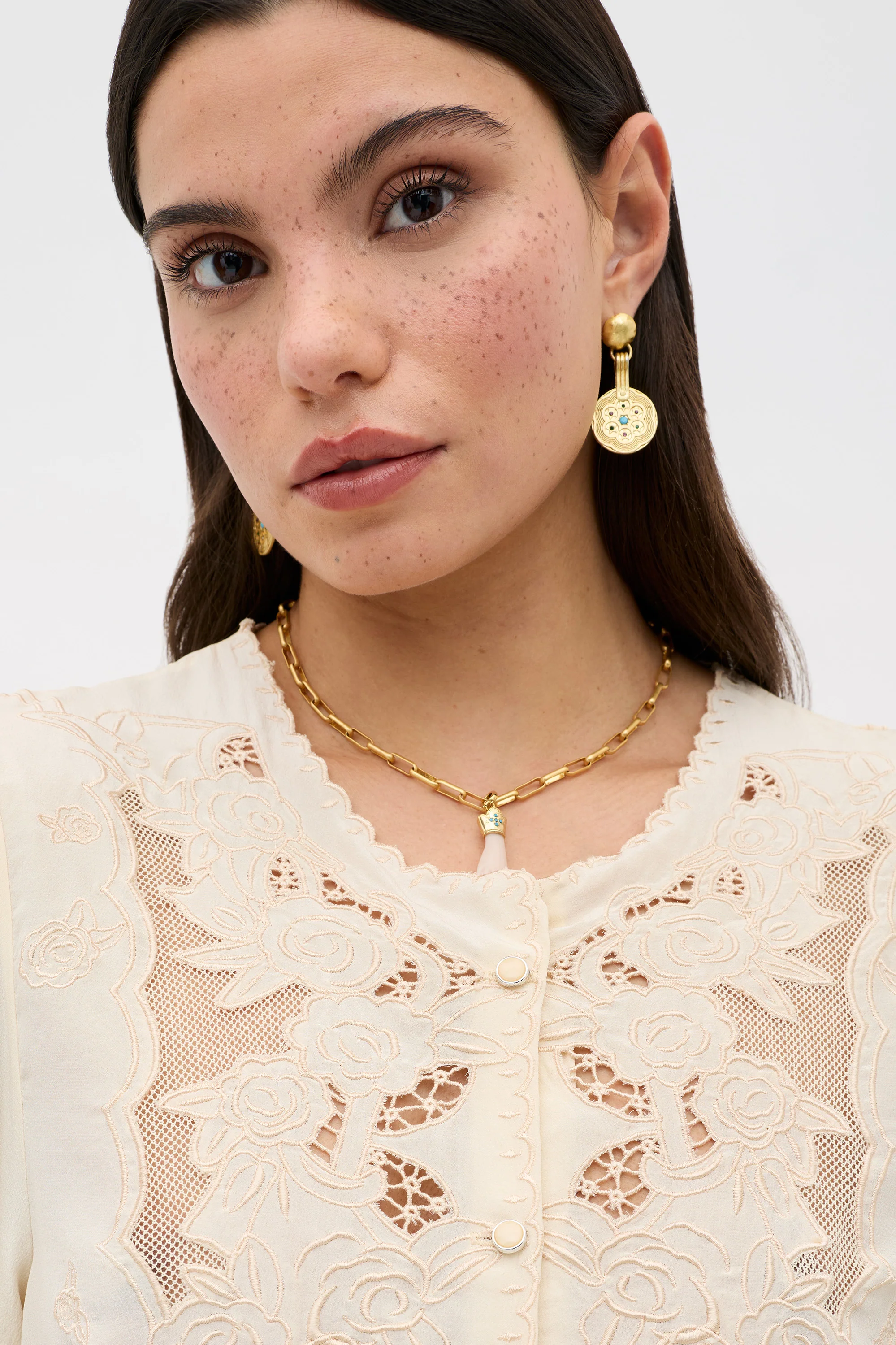 Faela -  Rosalie Embroidery Shell - Image 3