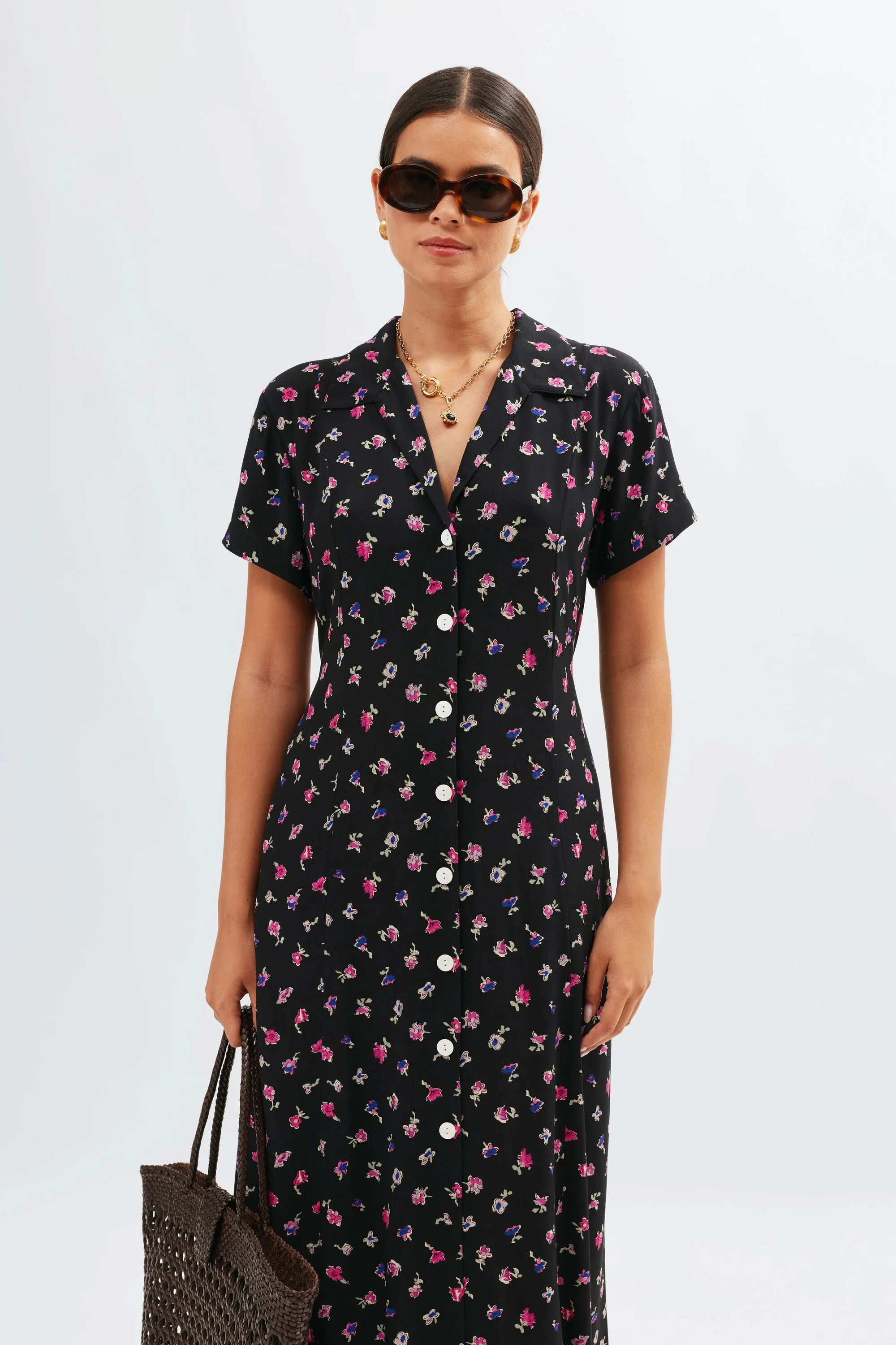 Florrie - French Ditsy Black - Image 2