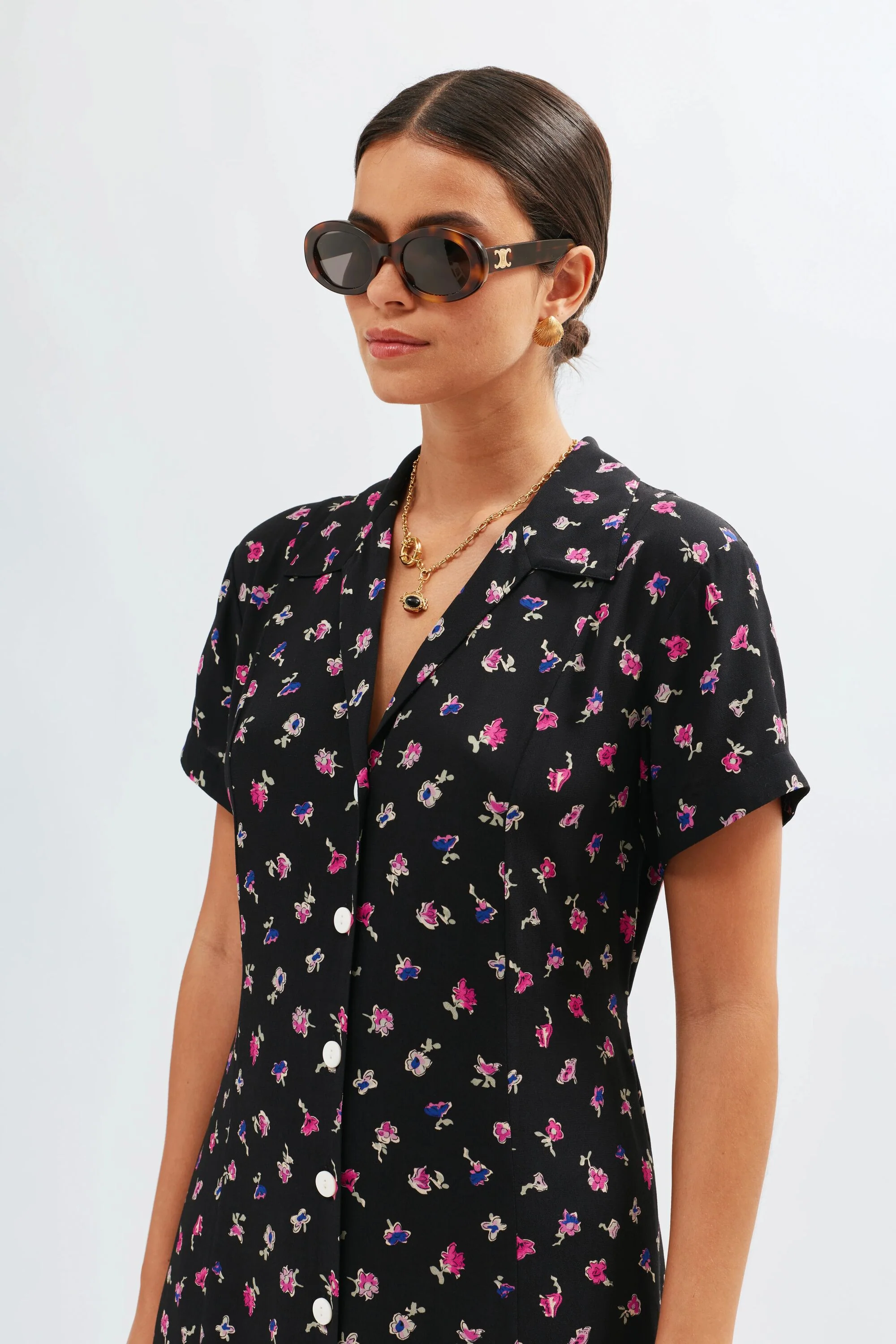 Florrie - French Ditsy Black - Image 3