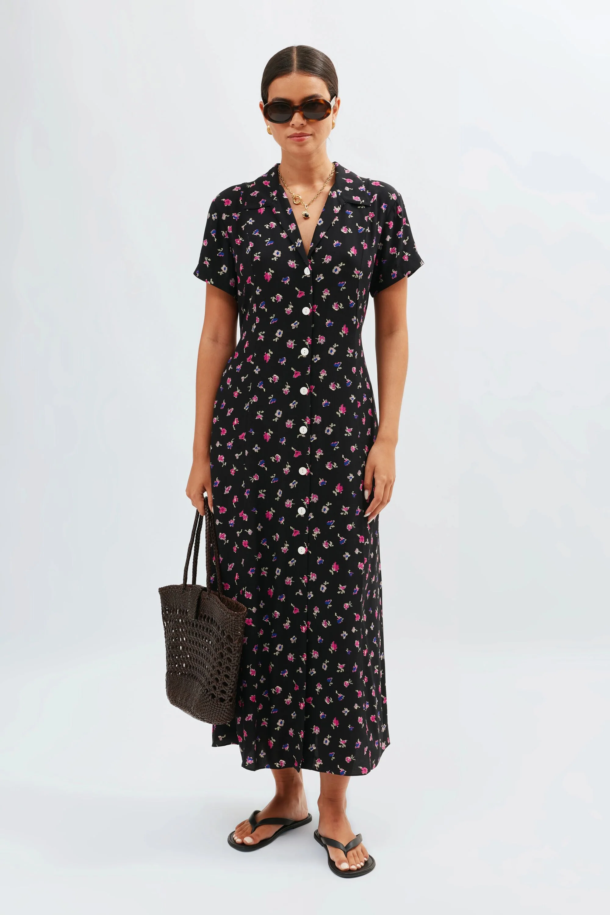 Florrie - French Ditsy Black - Image 5