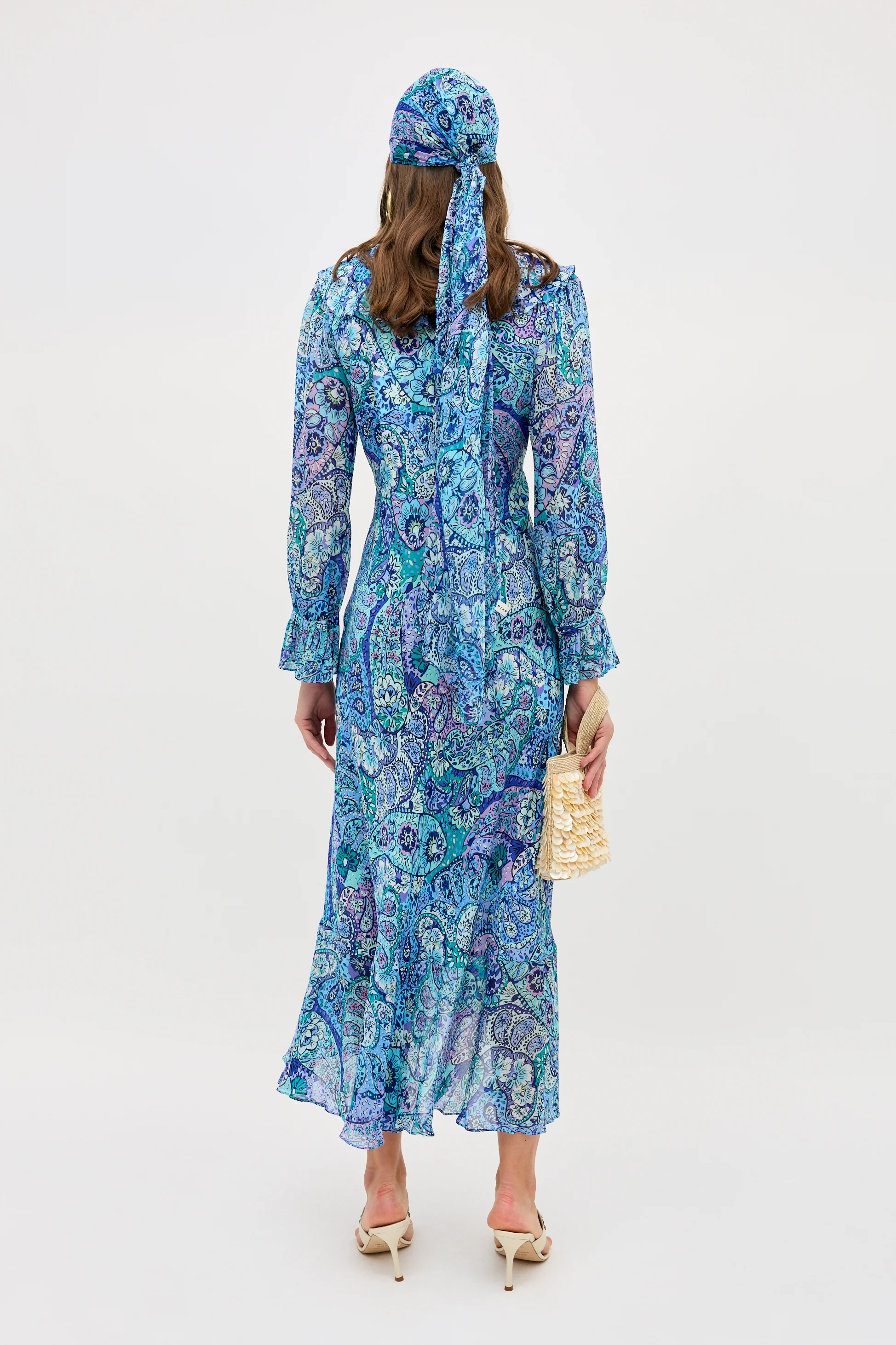 Gracye - Paisley Floral Blue - Image 5