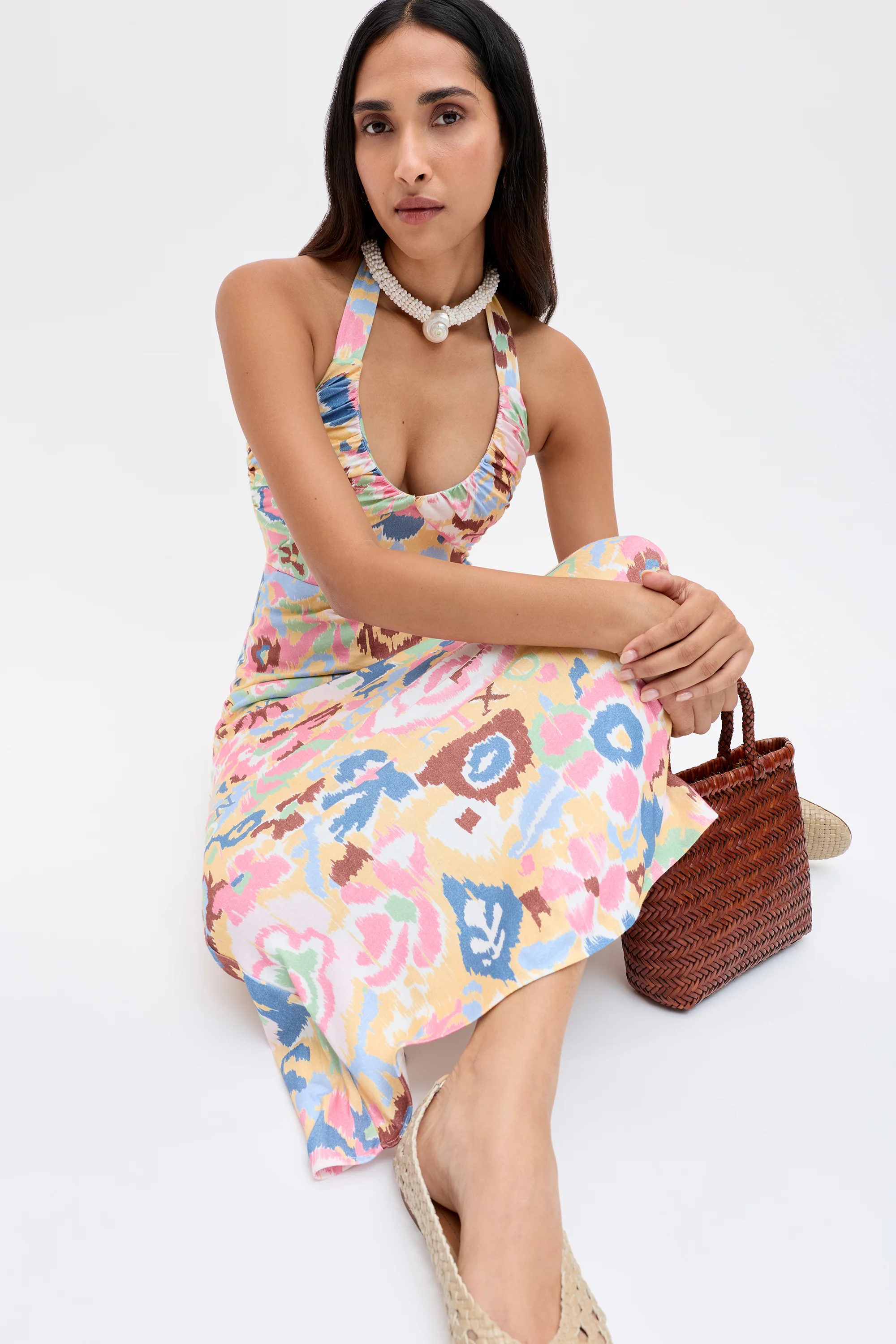 Ilyana - Ikat Bloom Yellow - Image 5