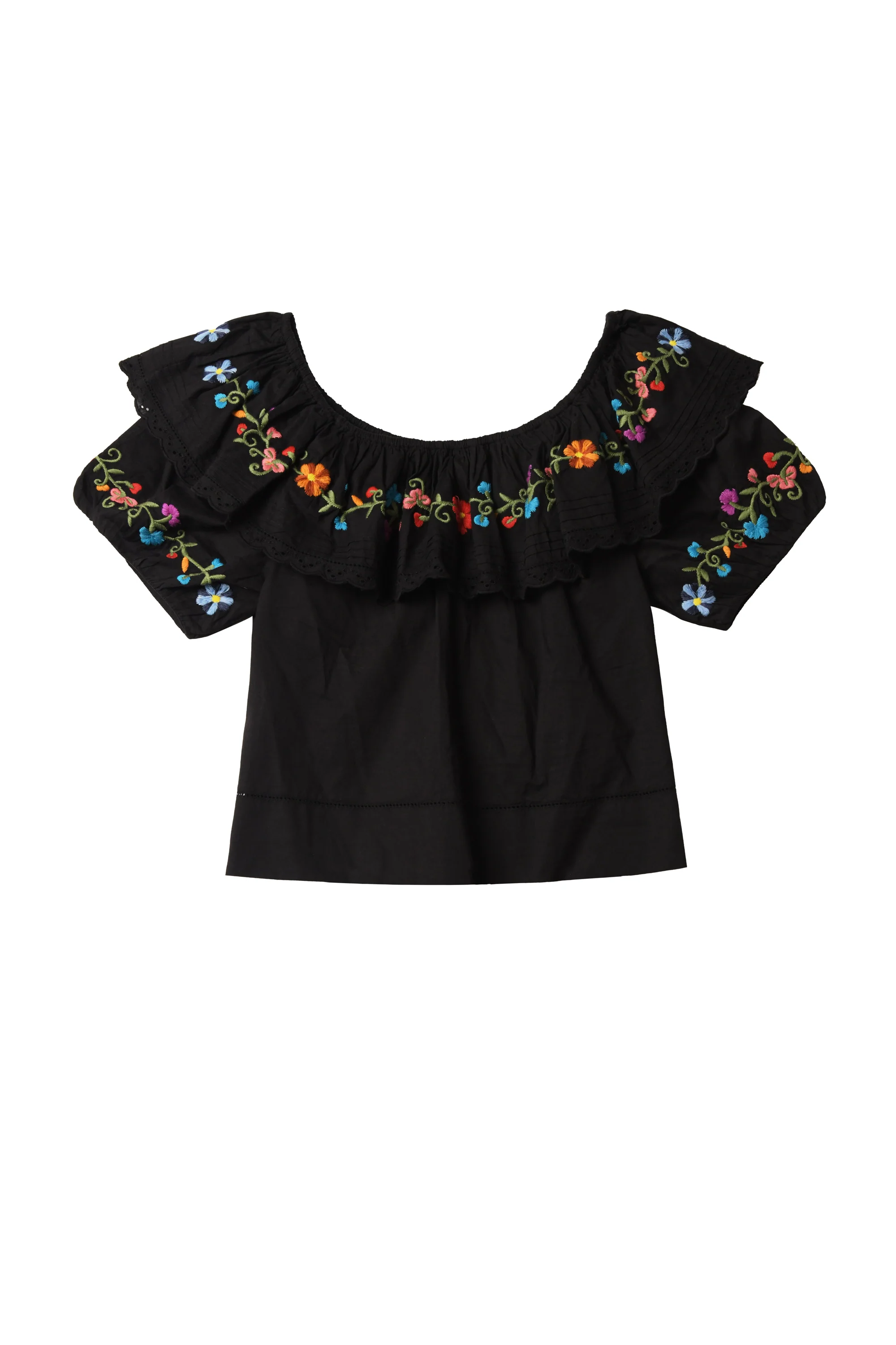 Lisette - Ombre Floral Embroidery Black - Image 7