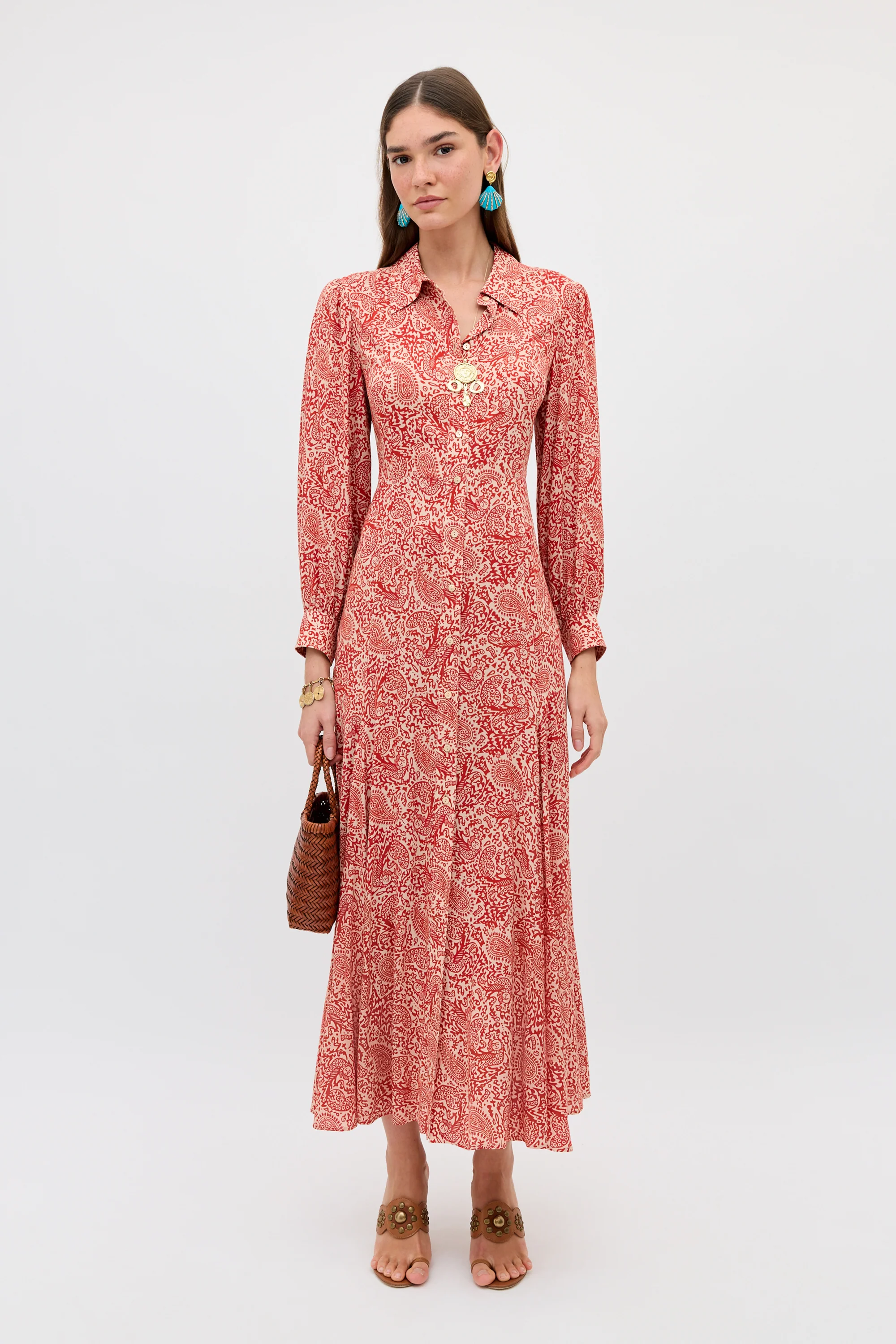 maddison dress woodcut gremlin red - Image 3