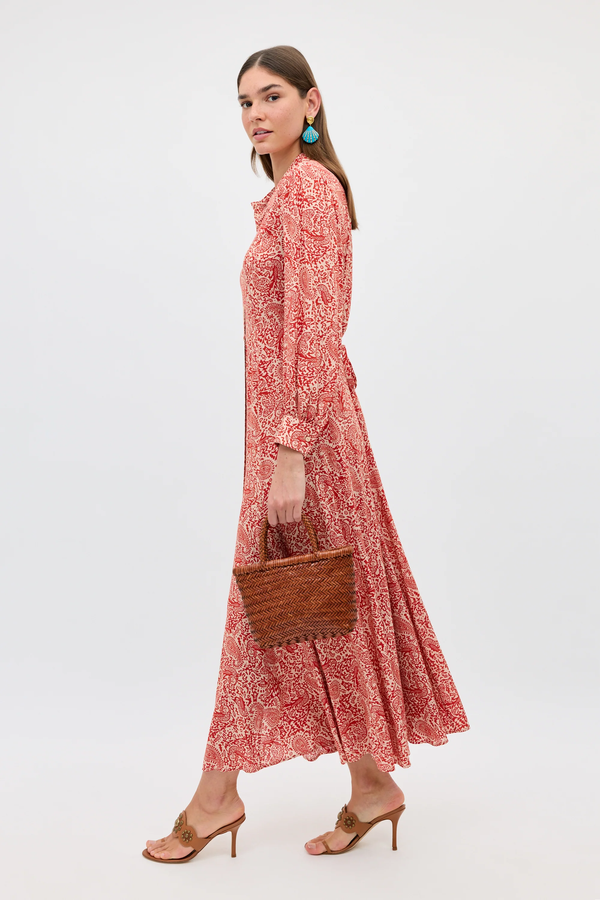 maddison dress woodcut gremlin red - Image 6