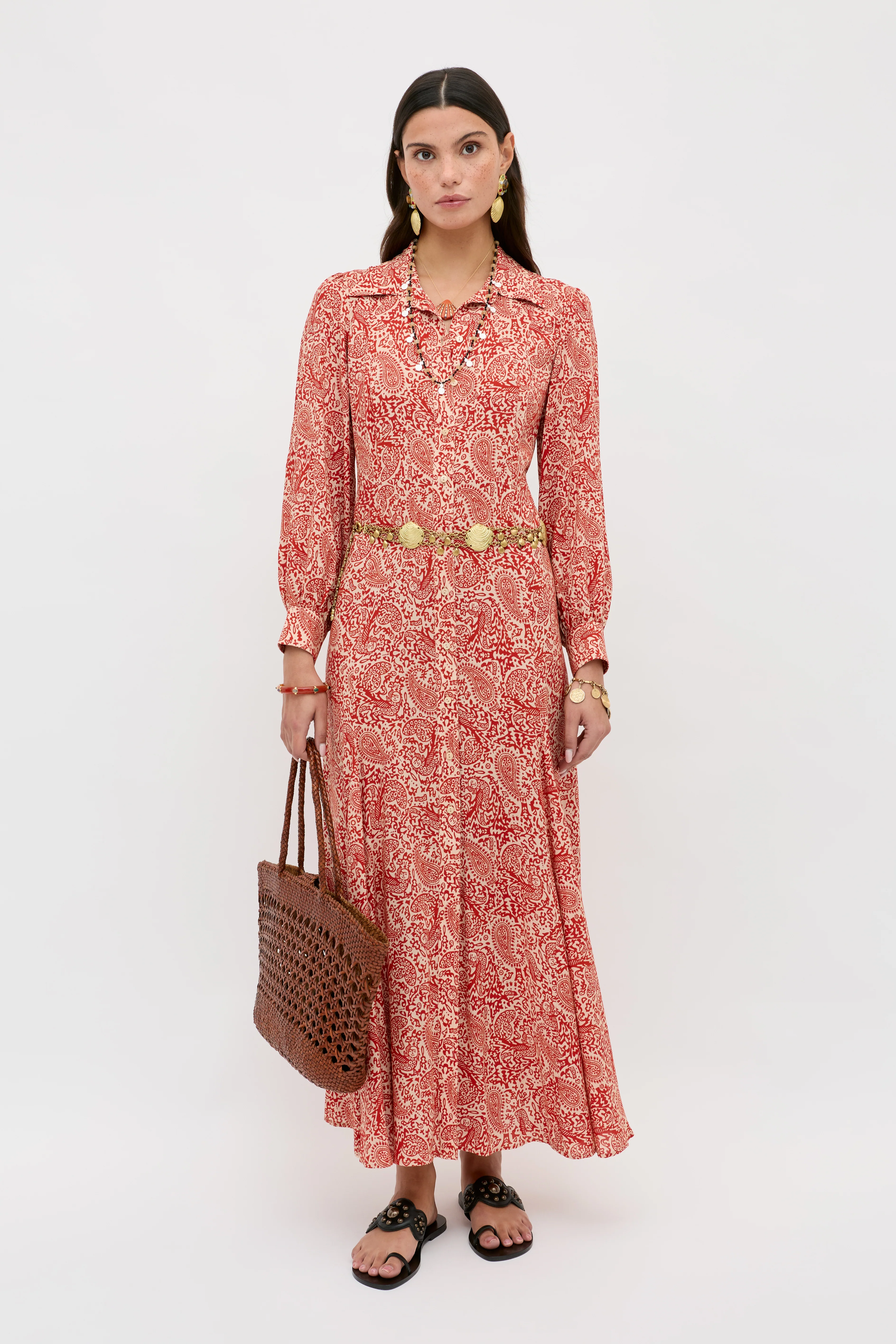 maddison dress woodcut gremlin red - Image 7