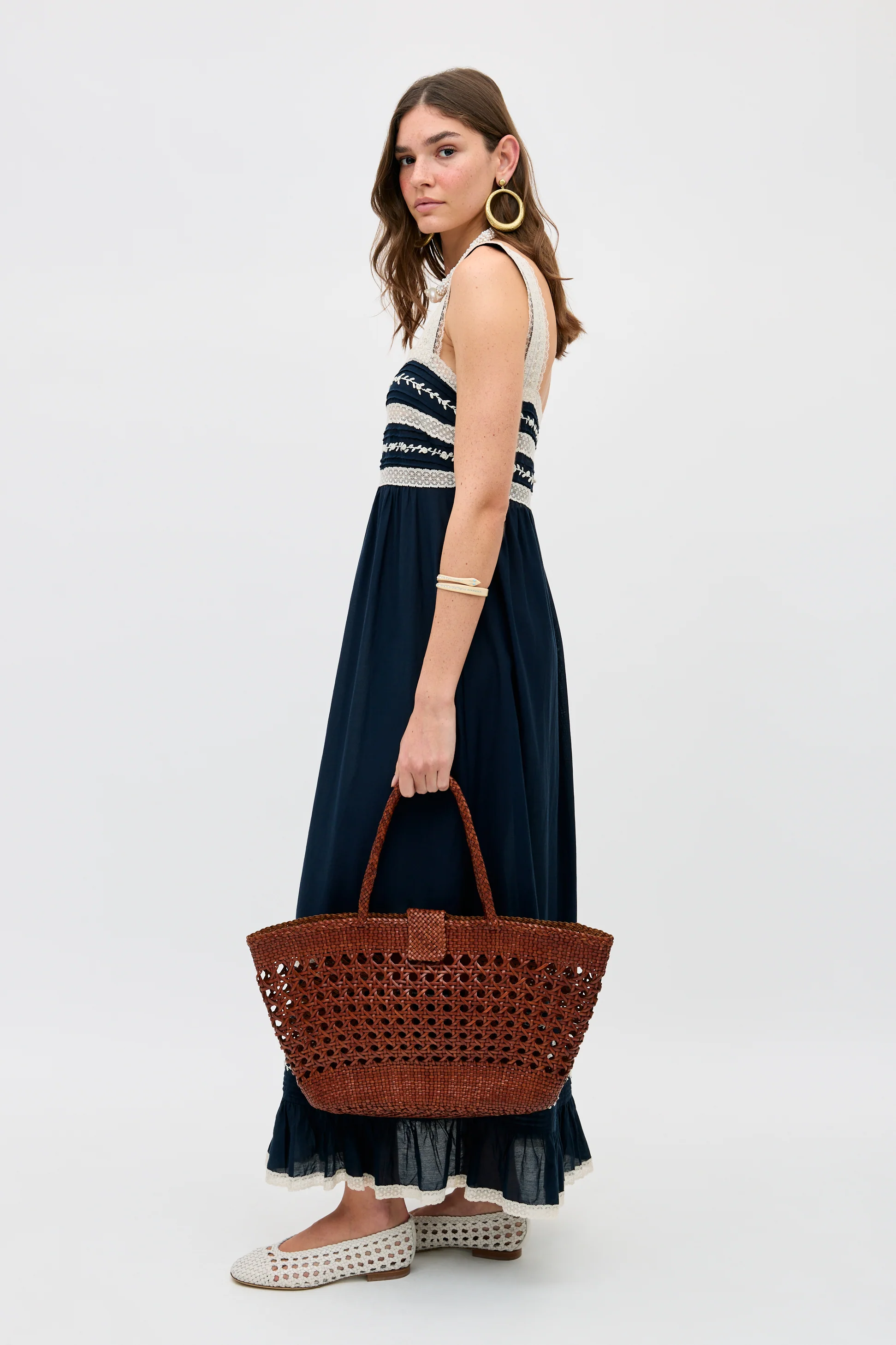 malie dress deep navy - Image 4