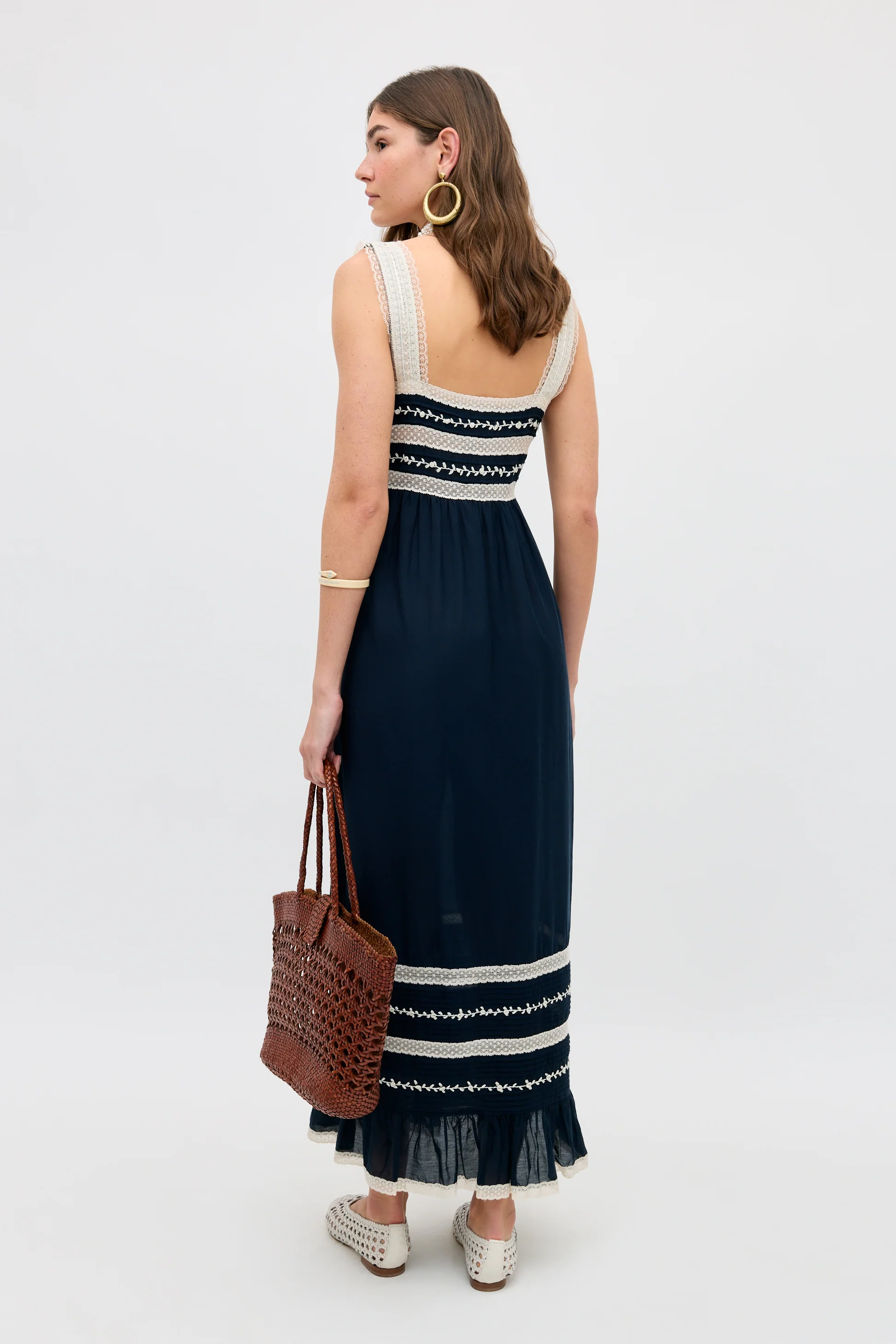 malie dress deep navy - Image 5