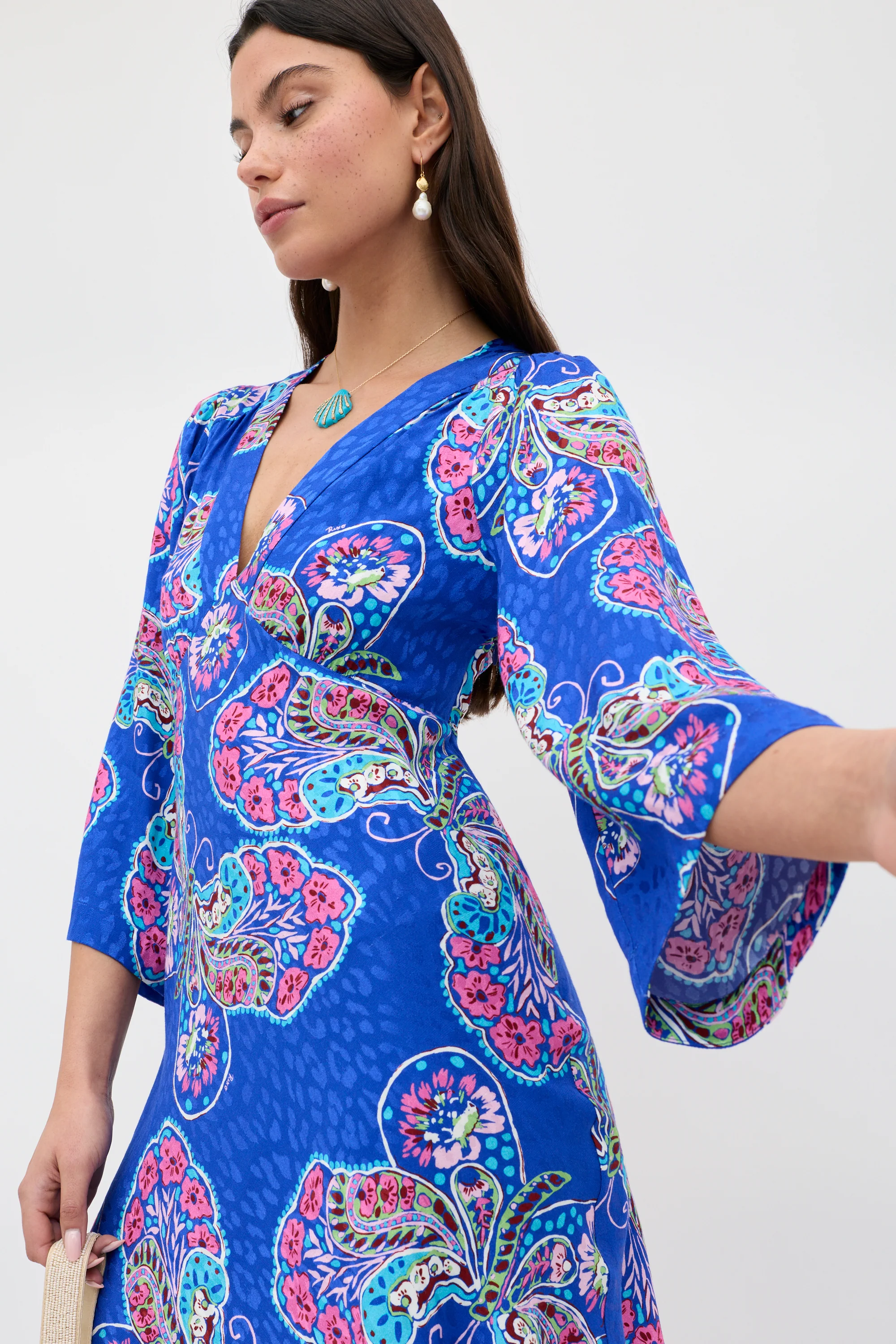 Margaux - Butterfly Bloom Jacquard Blue - Image 4
