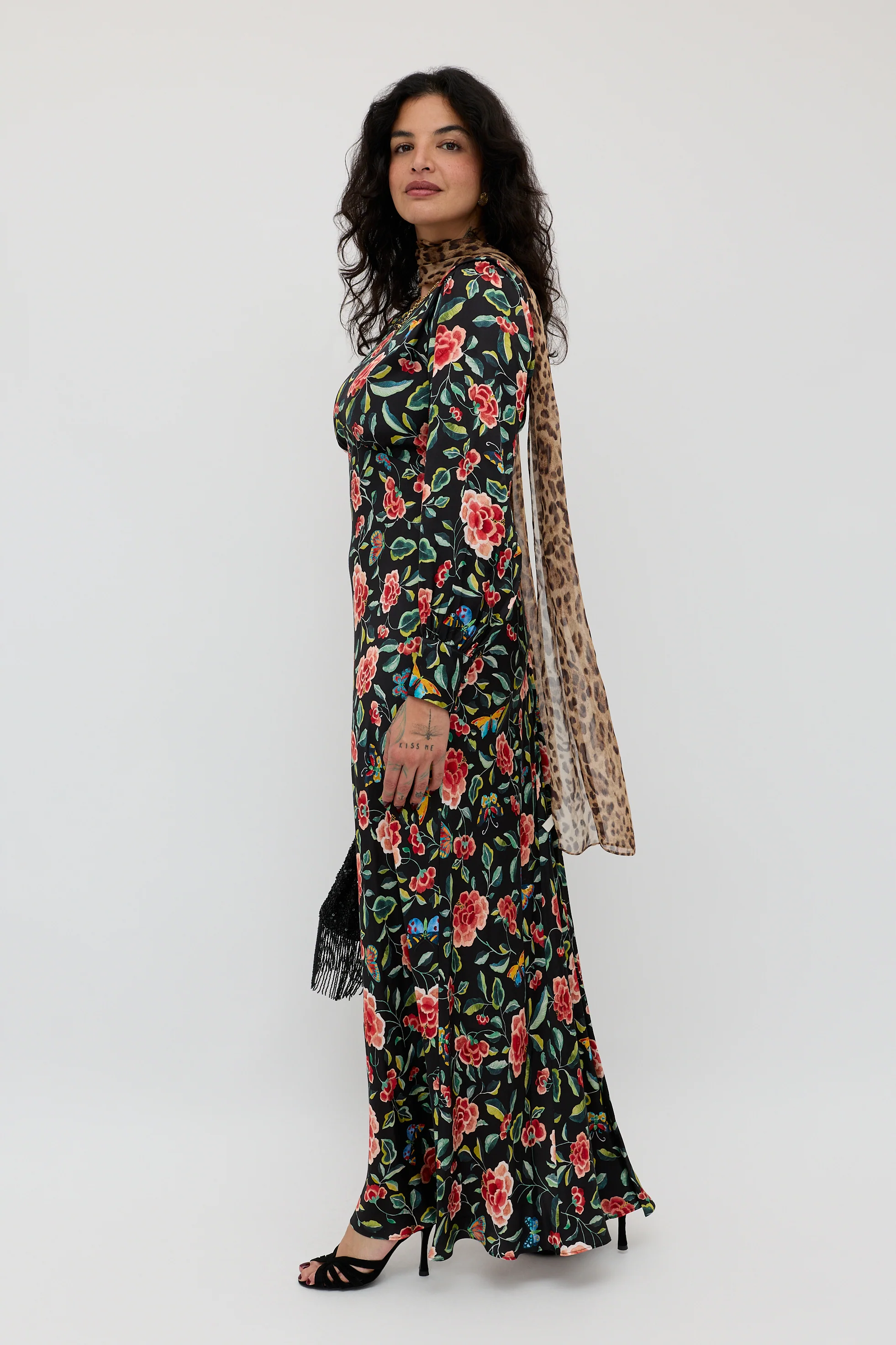 Marni 2 - Butterfly Floral Black - Image 2