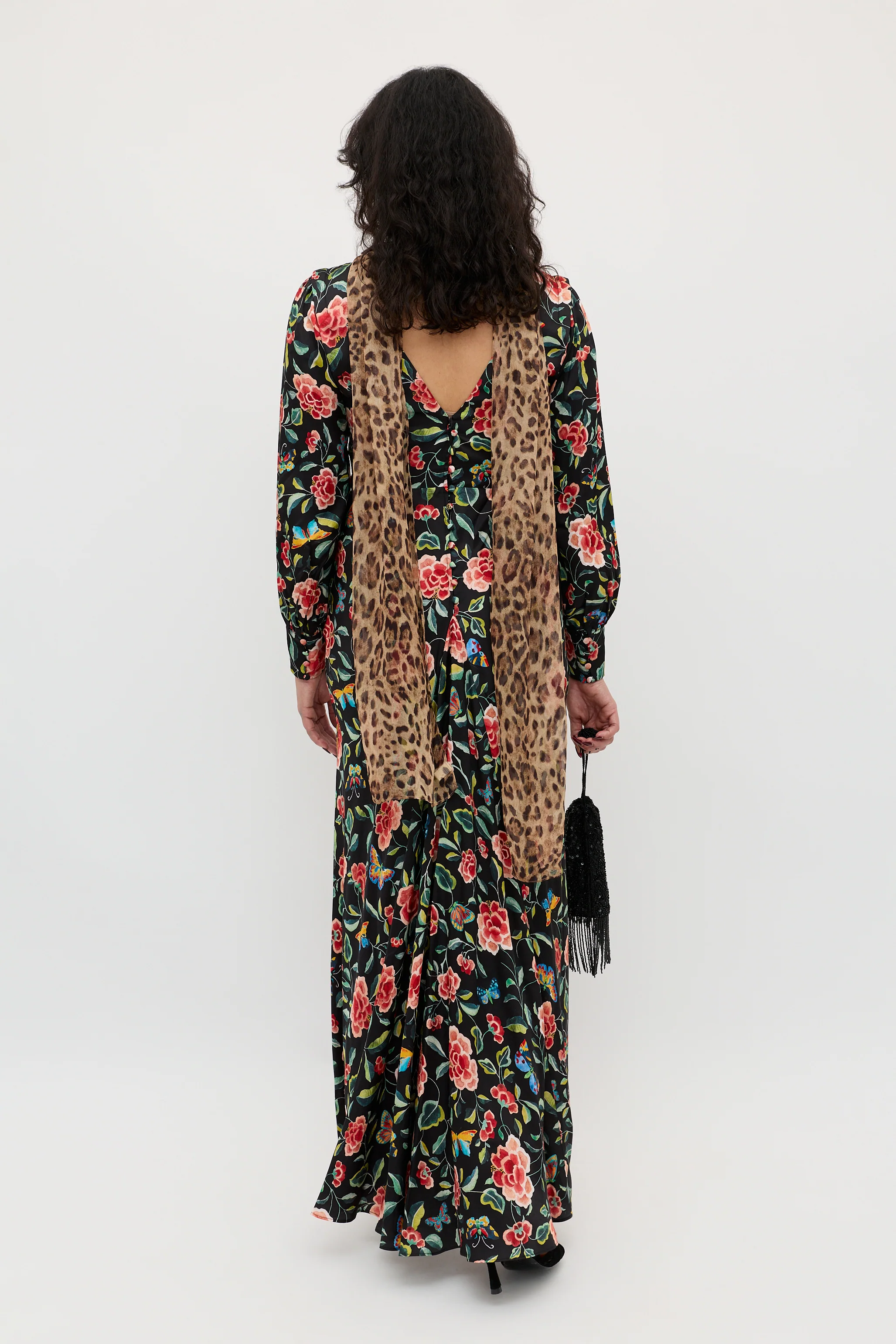 Marni 2 - Butterfly Floral Black - Image 3