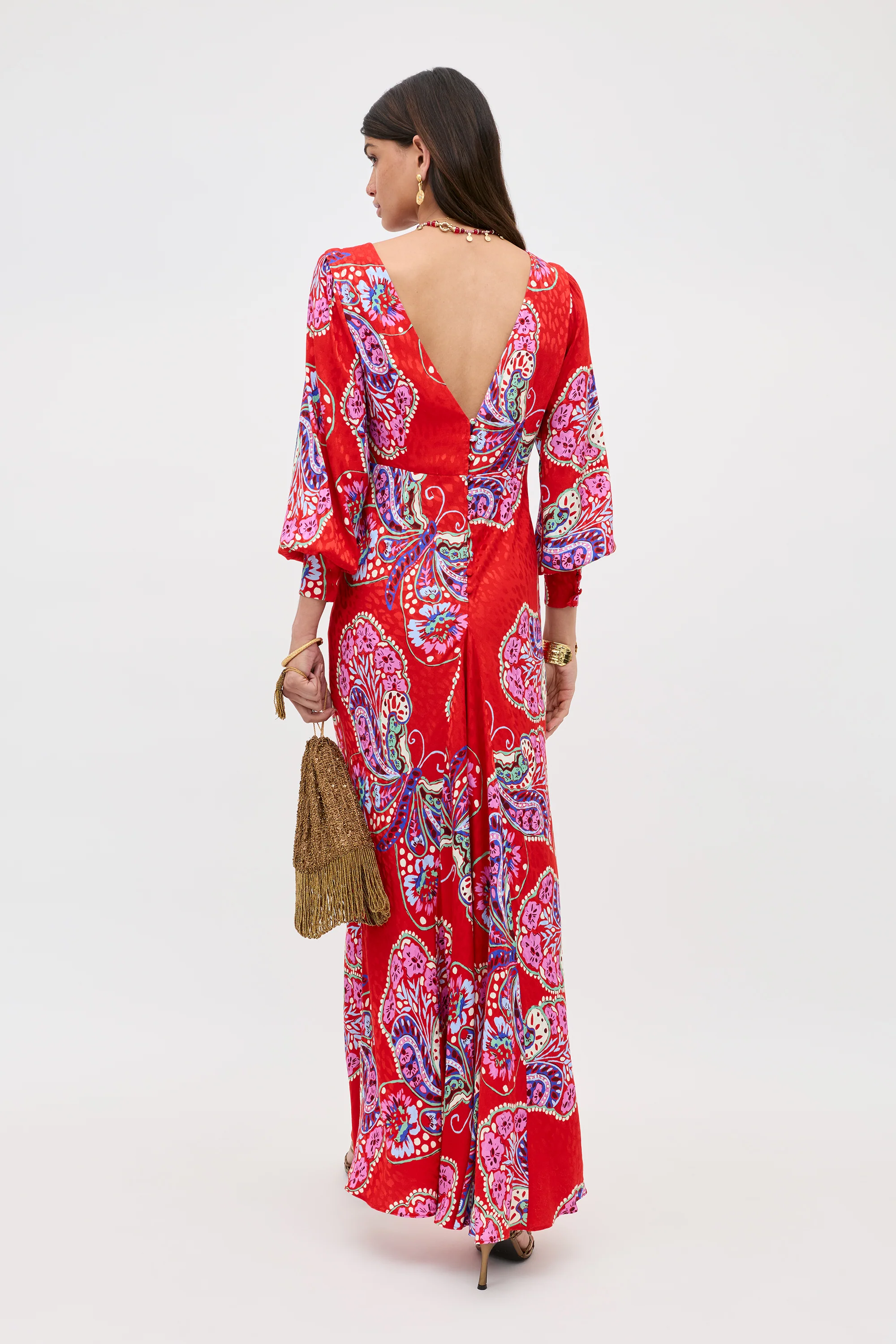 Marni - Butterfly Bloom Jacquard Red - Image 3