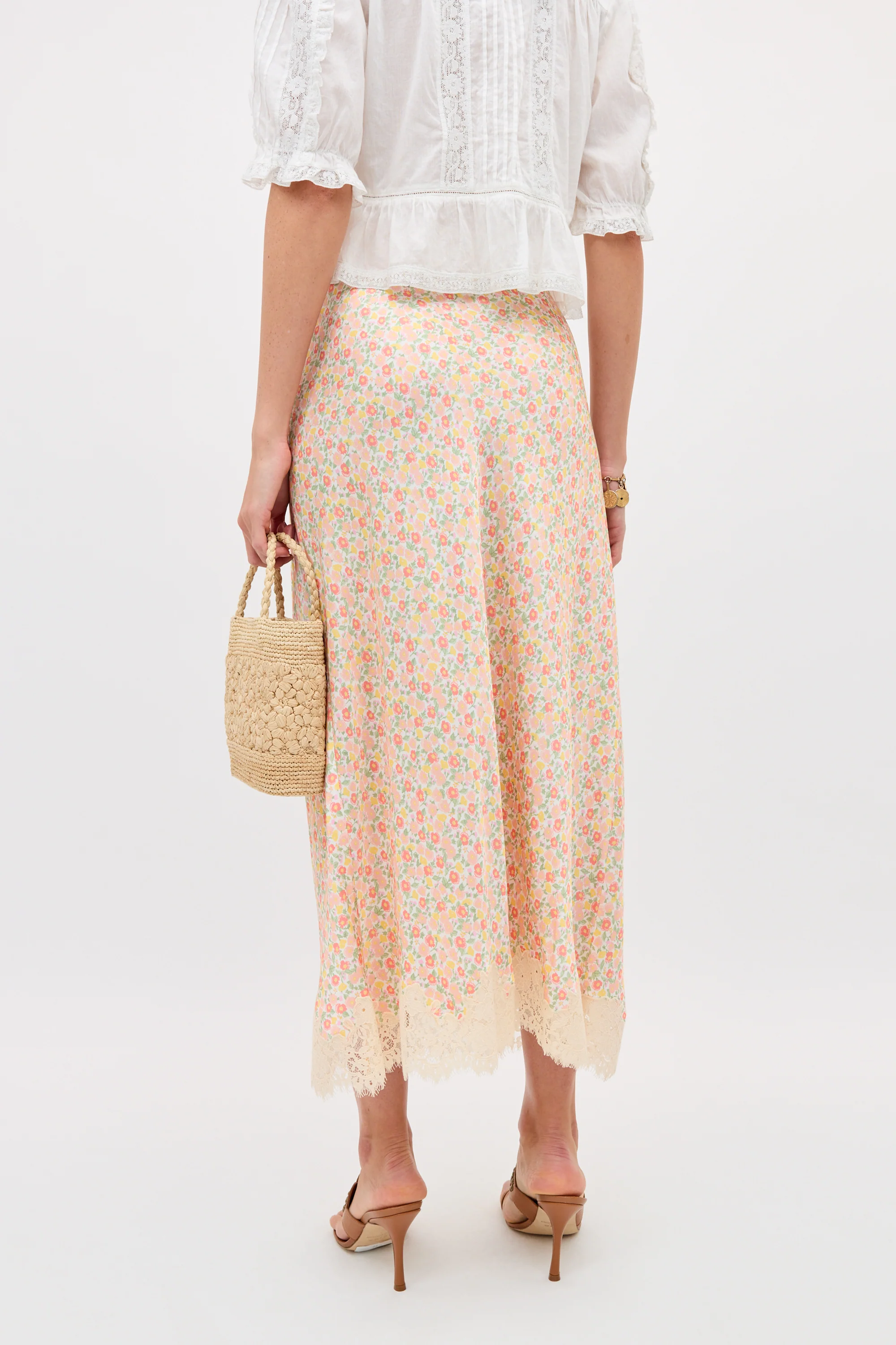 matilde skirt katie floral cream - Image 3