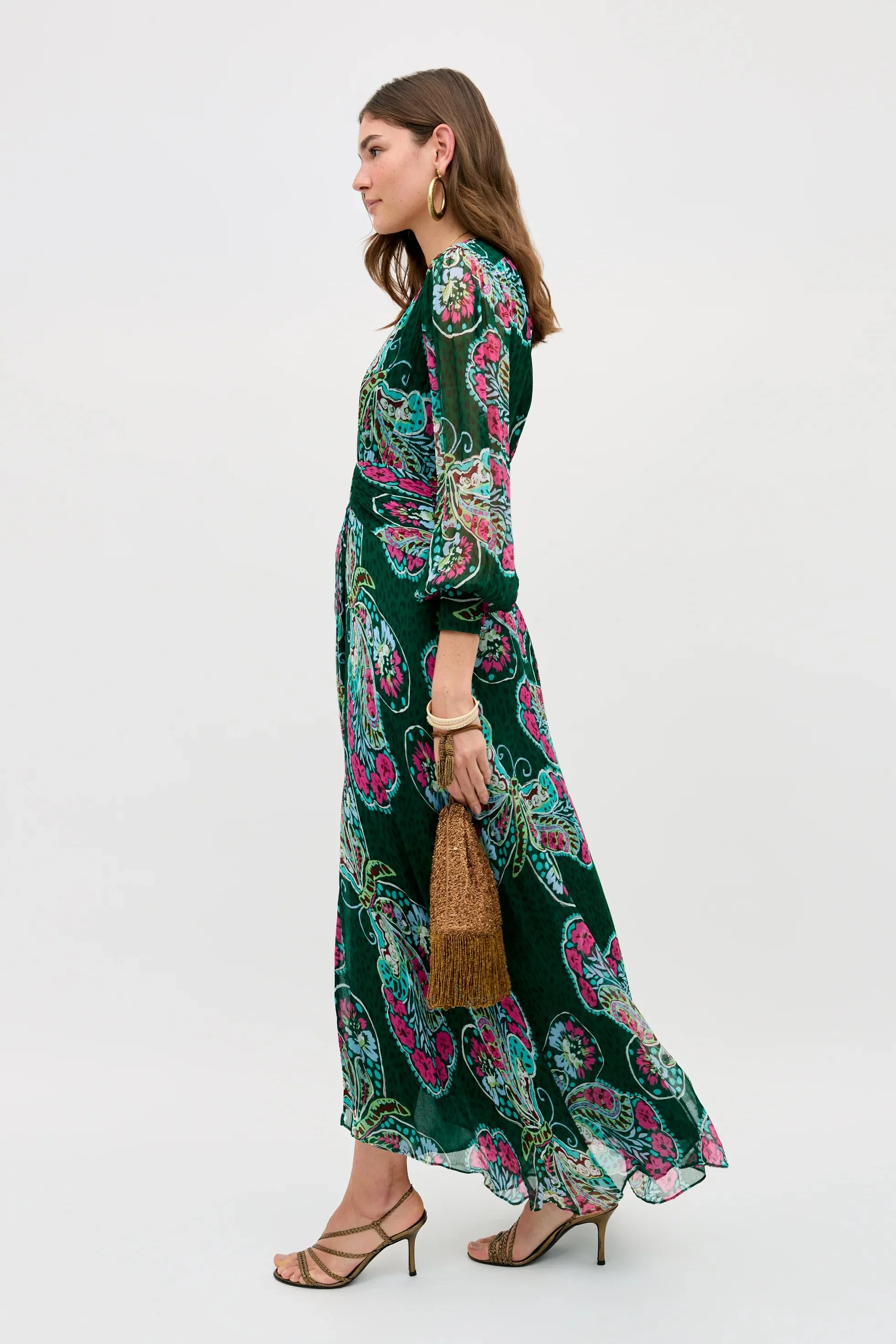 Meera - Butterfly Bloom Green - Image 3