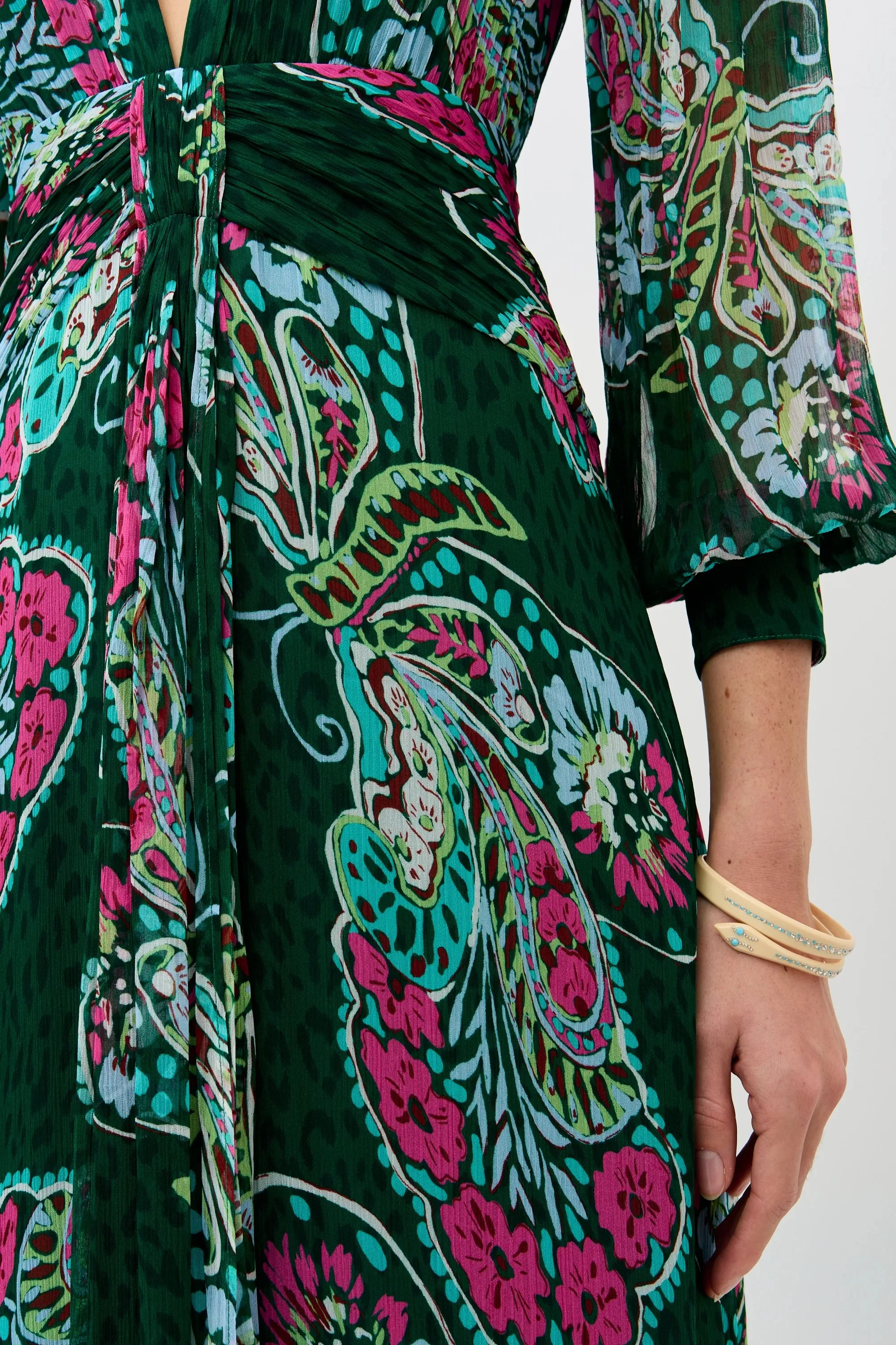Meera - Butterfly Bloom Green - Image 4