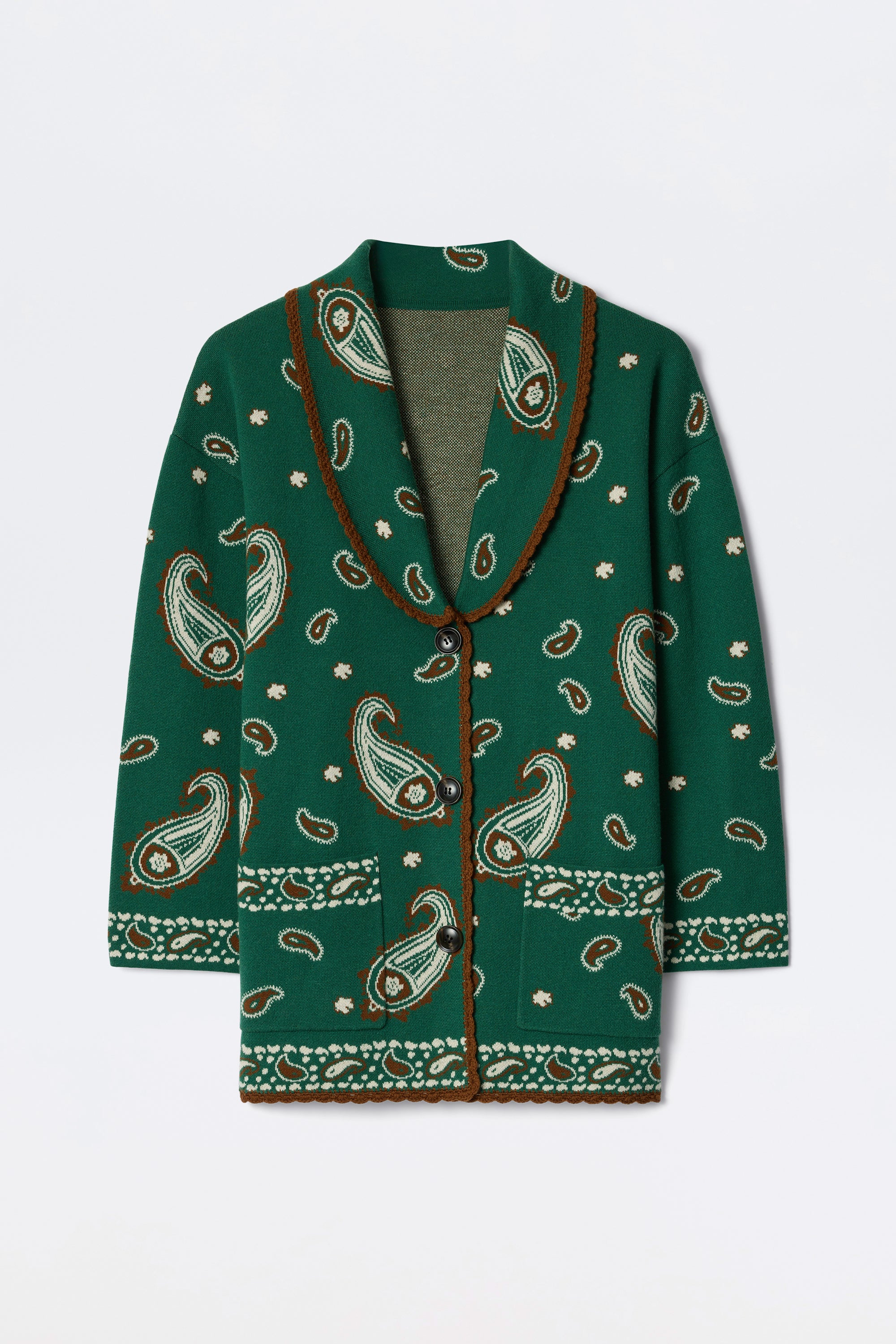 Morla  -  Daisy Paisley Green - Image 5