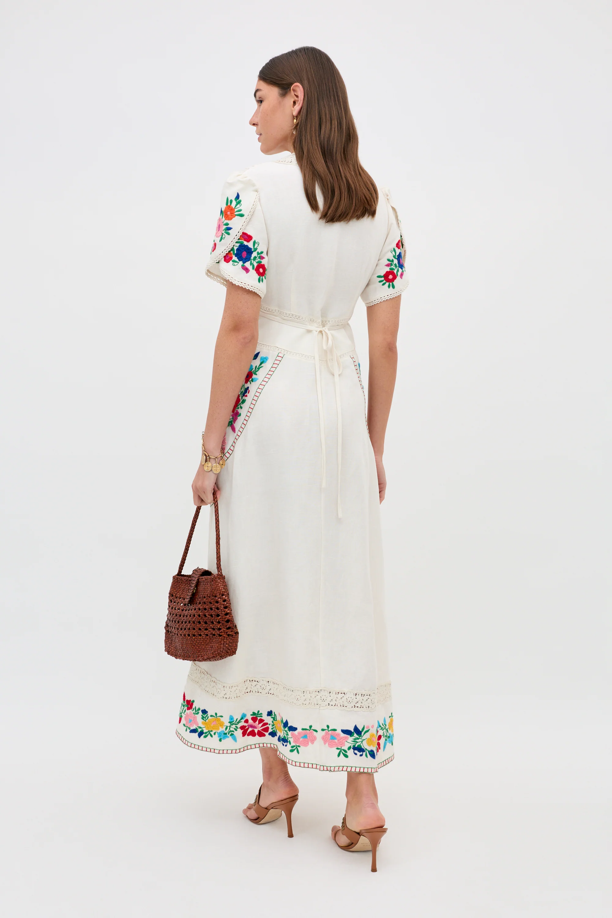 novara dress anemone embroidery cream - Image 6