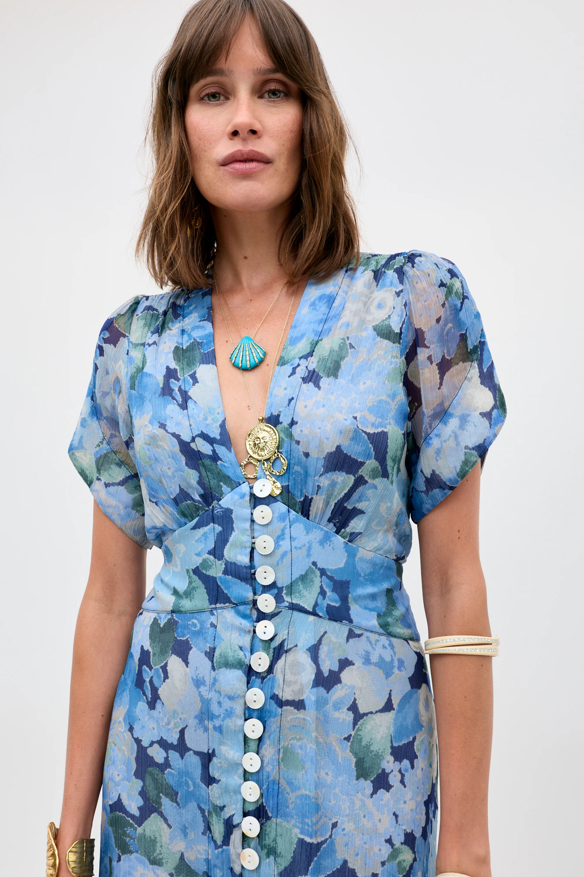novara dress chelsea floral blue - Image 3