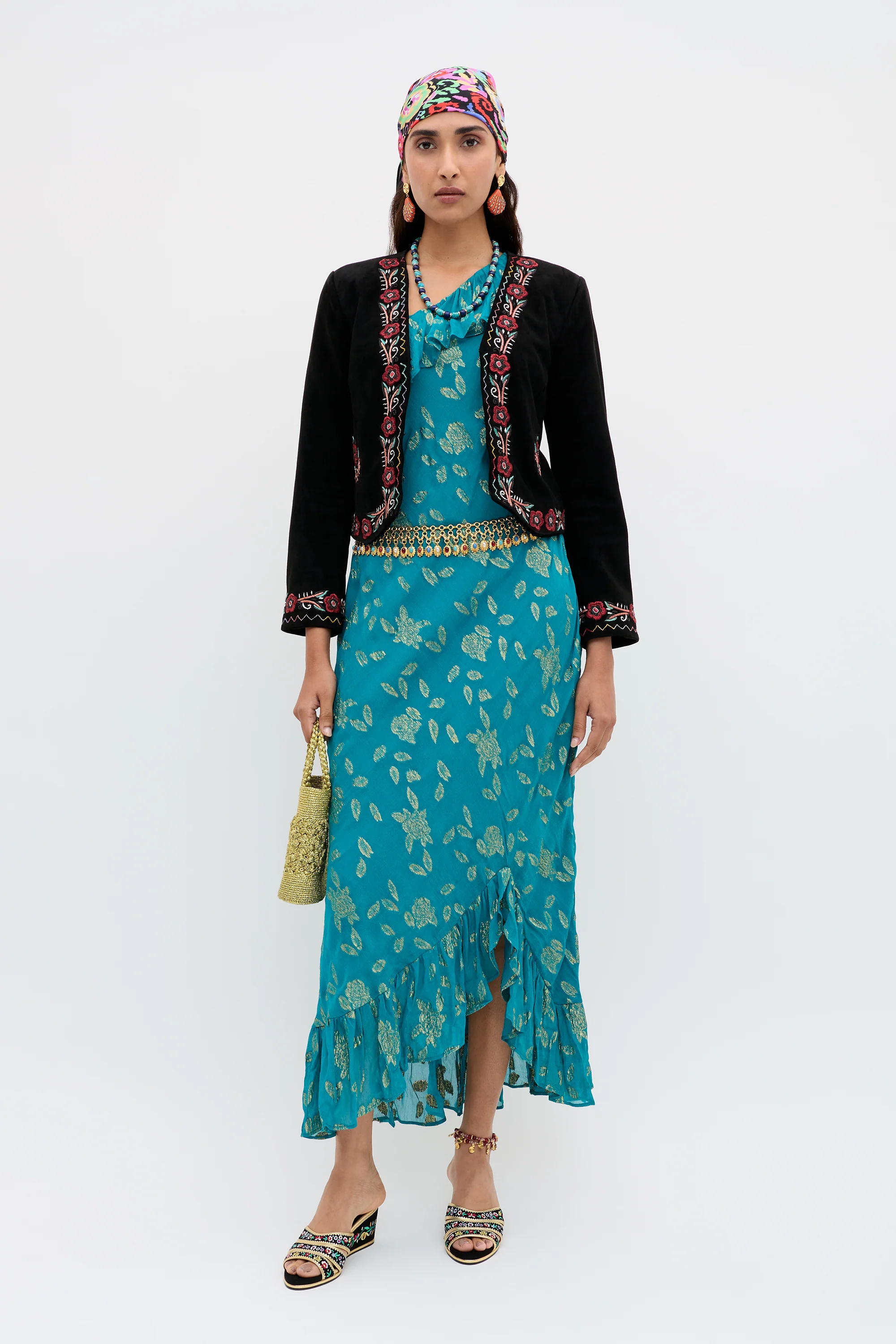 Oliwia - Roselle Embellishment Black - Image 3